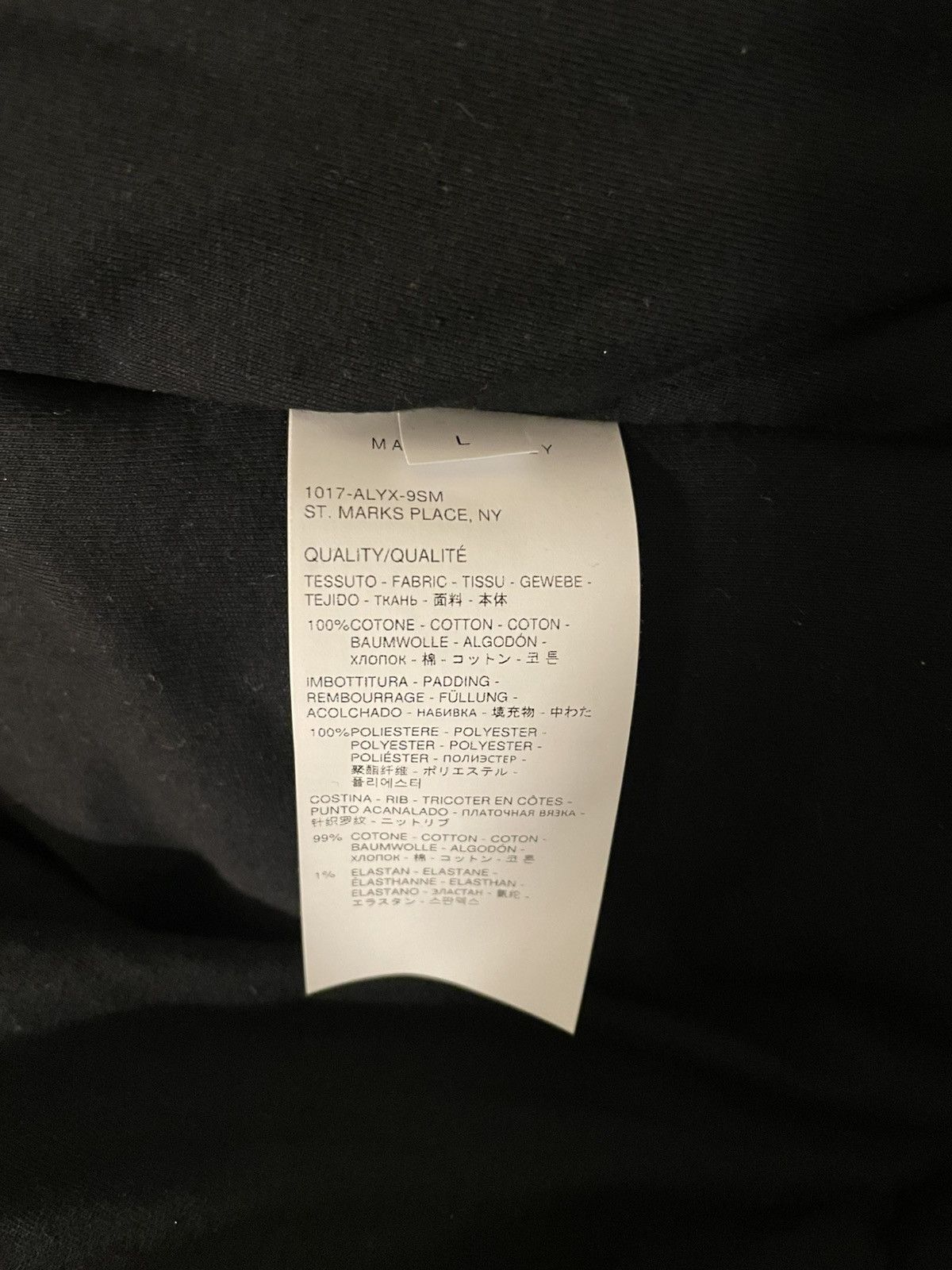 1017 ALYX 9SM 1017 ALYX 9SM Black Felpa Hoodie Size US L / EU 52-54 / 3 - 5 Thumbnail