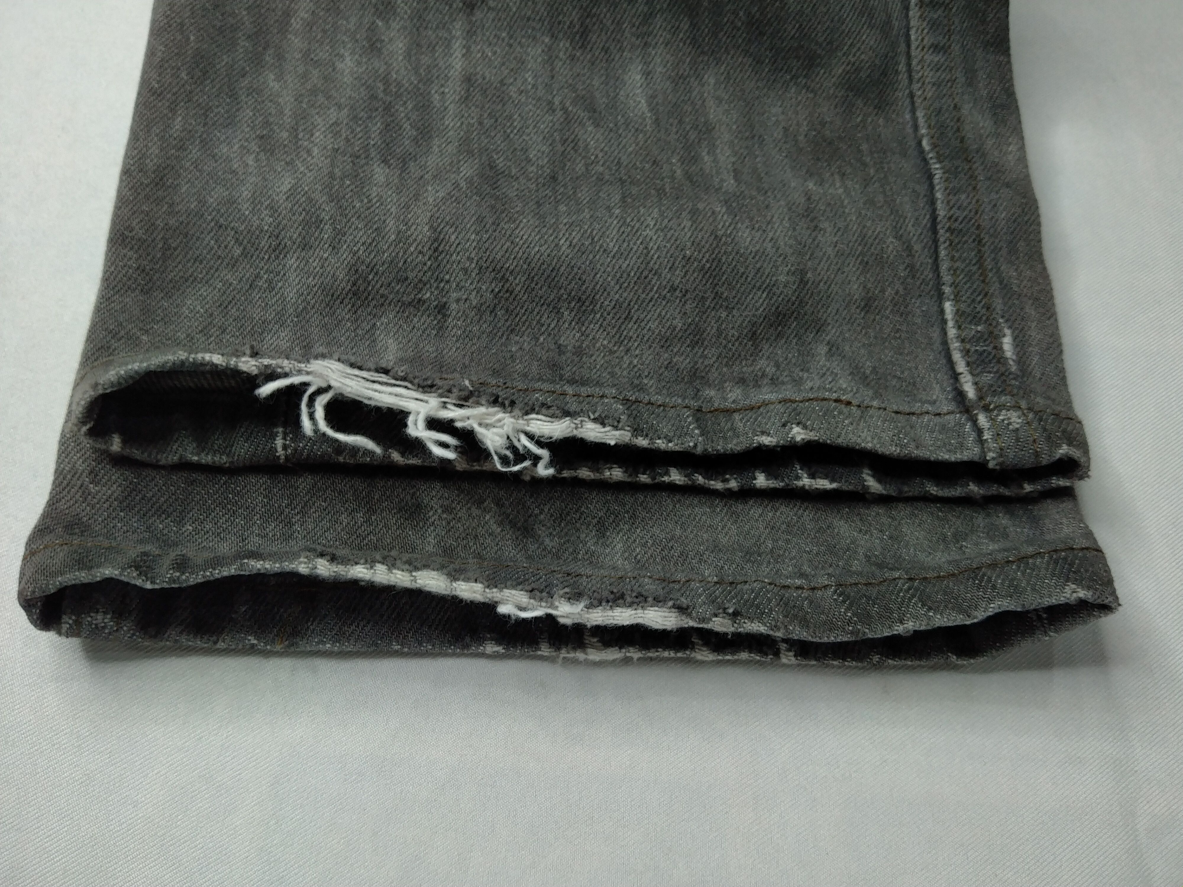 Japanese Brand 90s Vintage Levi's 501 USA Faded Black Denim 32x30 -JN812 Size US 32 / EU 48 - 12 Thumbnail