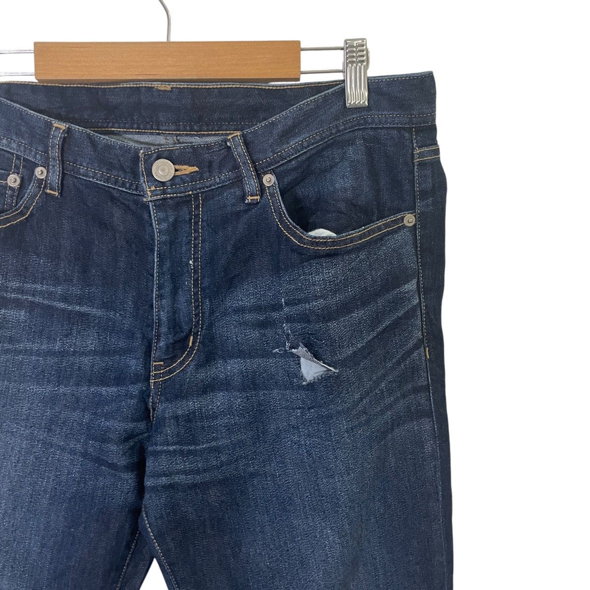 Mackintosh Vintage Mackintosh Distressed Denim Size US 35 - 4 Thumbnail