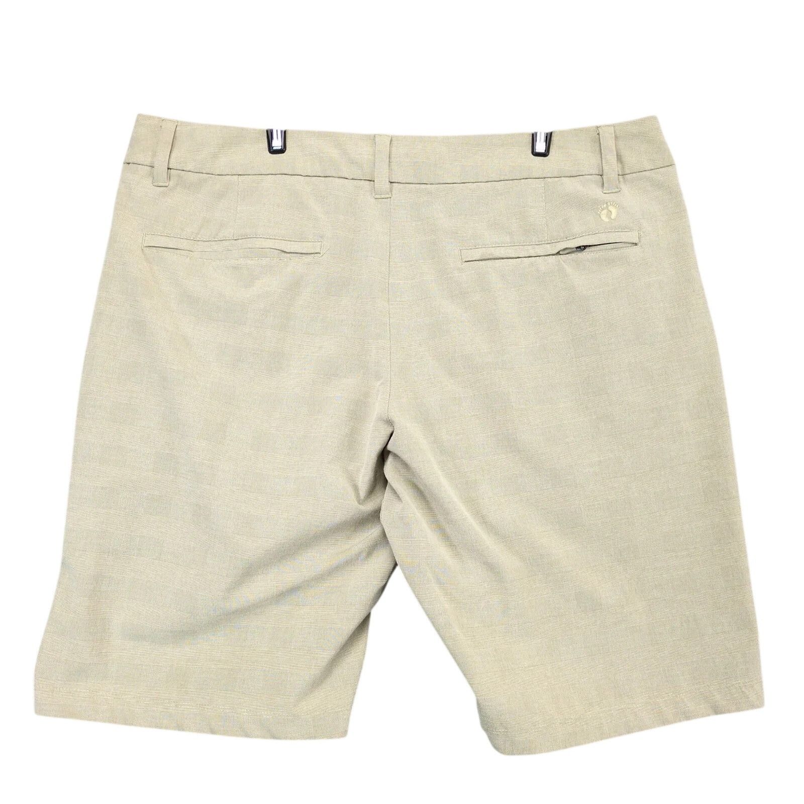 Hang Ten Hang Ten Tan Plaid Bermuda Shorts Men's 38x10.5" Lightweight Size US 38 / EU 54 - 2 Thumbnail