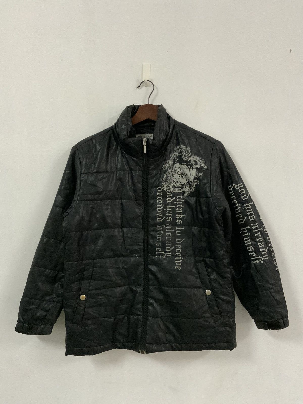If Six Was Nine Sirmione Skull Puffer Light Jakcet Size US M / EU 48-50 / 2 - 1 Thumbnail