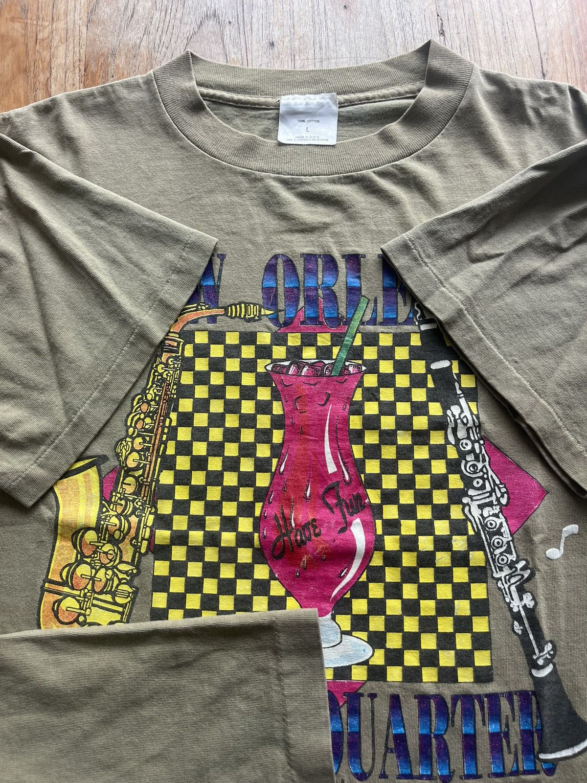 Vintage Vintage NEW ORLEANS Have Fun French Quarter 90’s Tshirt Size US L / EU 52-54 / 3 - 6 Thumbnail