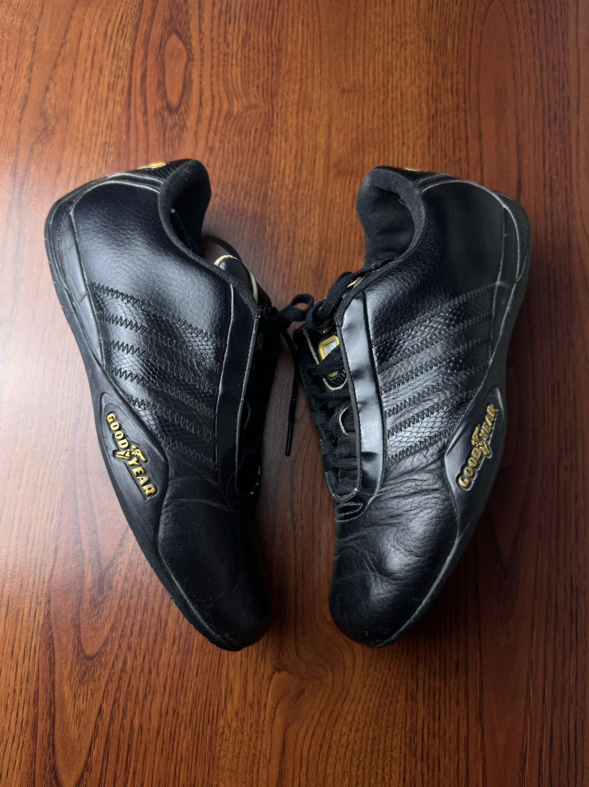 Adidas Adidas x Goodyear Racing Prada Style leather sneakers Grailed