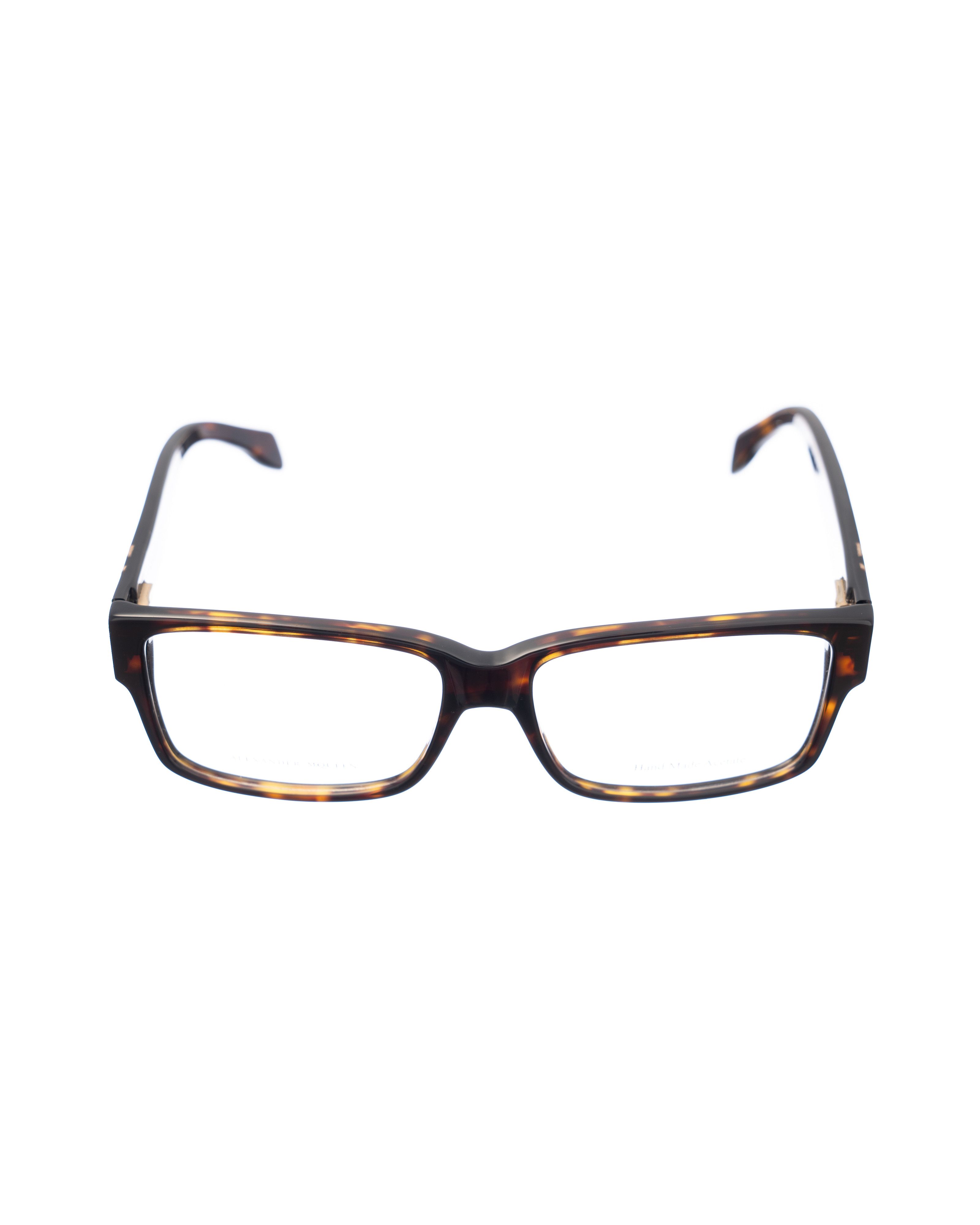 Alexander McQueen Alexander McQueen 00s Bold Nerdy Havana Glasses Size ONE SIZE - 3 Thumbnail