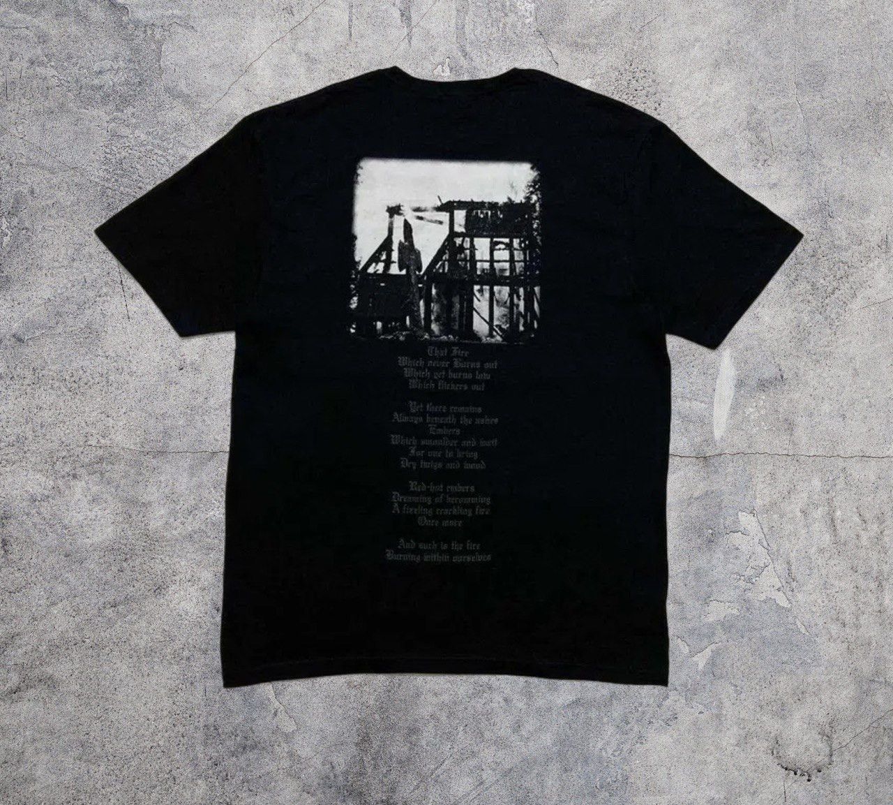 Band Tees BURZUM ASKE METAL BLACK SHIRT TEE BLACKMETAL DEATH ARCHIVE Size US L / EU 52-54 / 3 - 2 Thumbnail