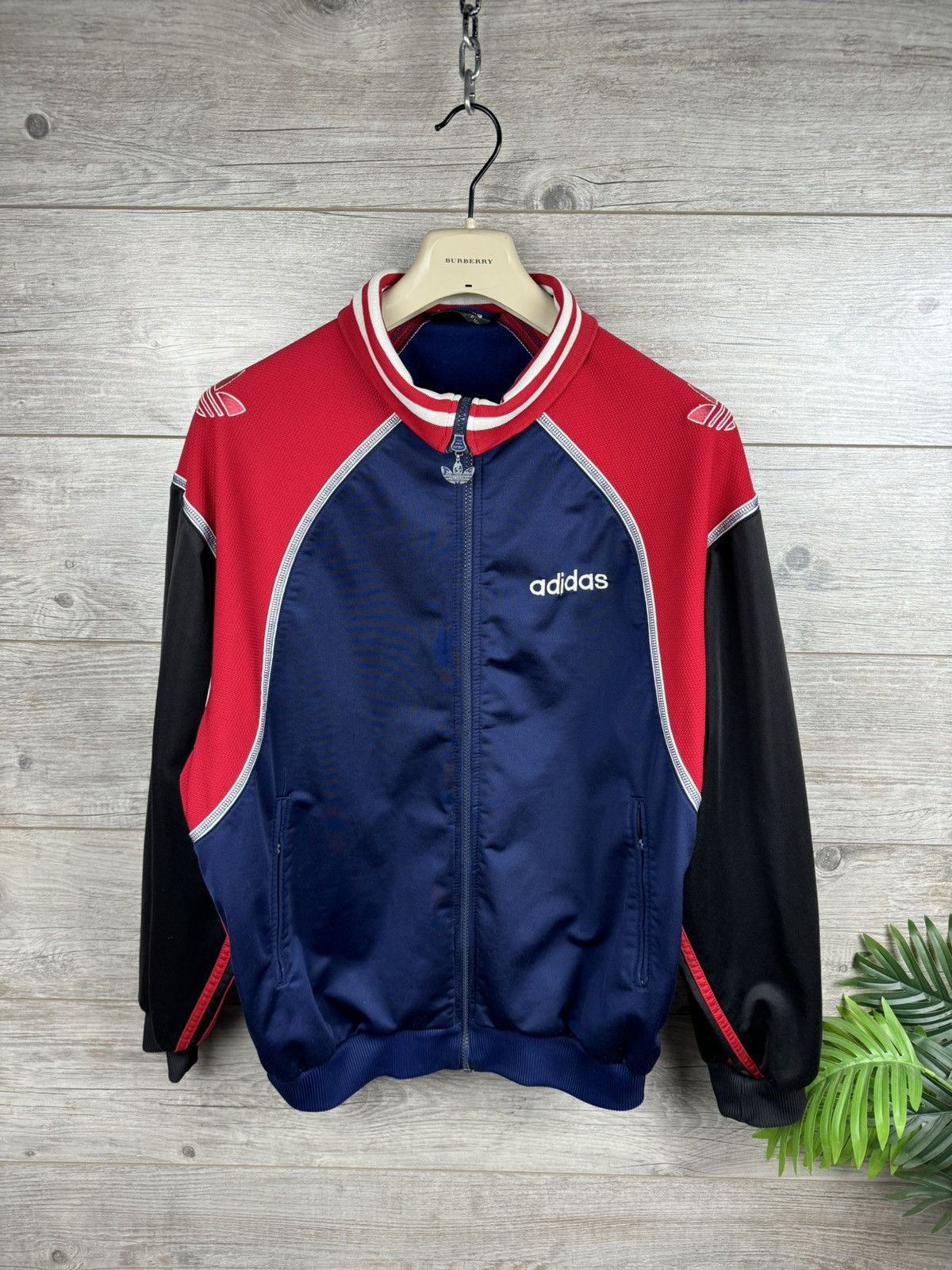 Adidas × Vintage Adidas Big Logo zip 80s Rare vintage size L Size US L / EU 52-54 / 3 - 7 Thumbnail