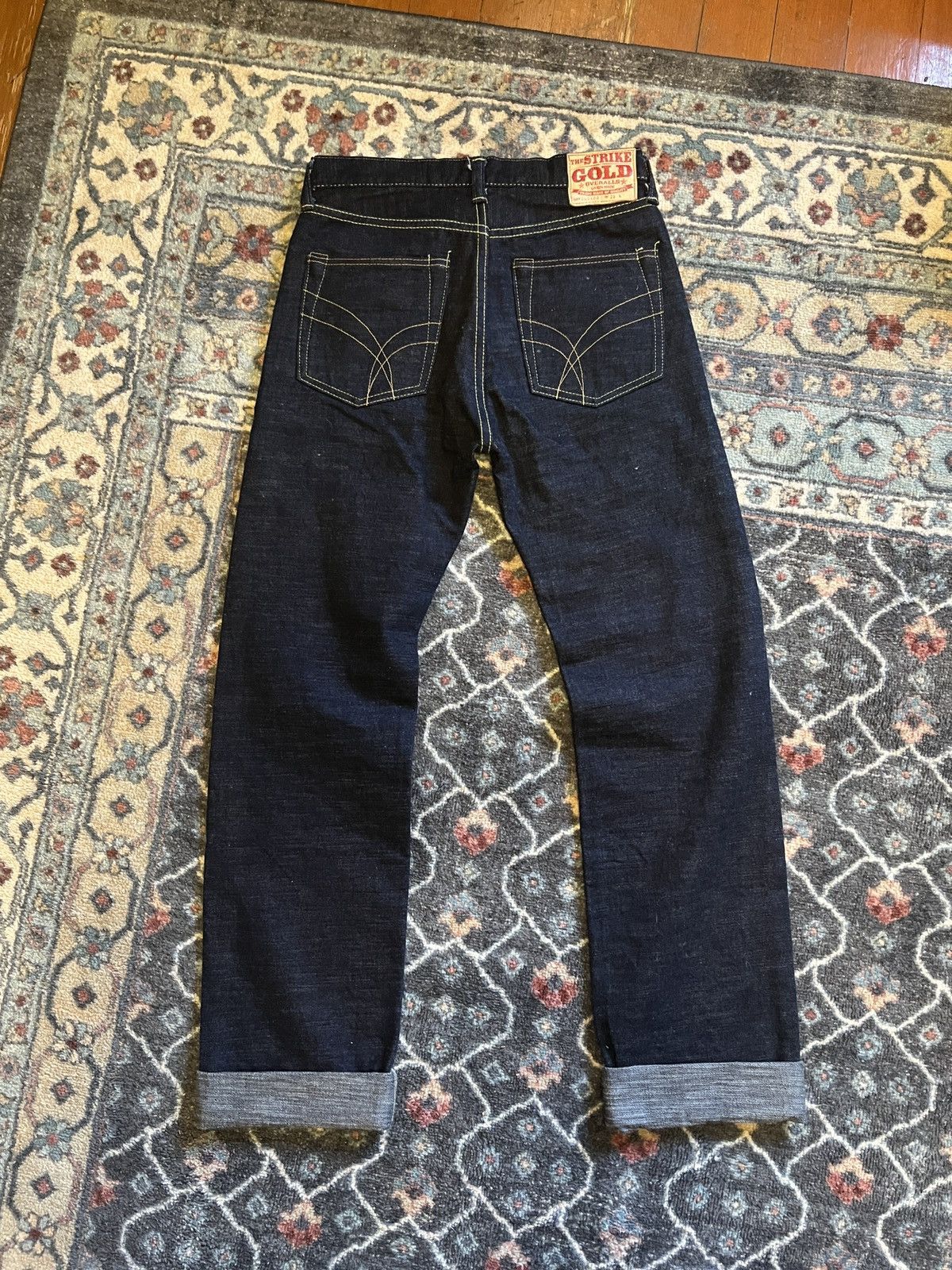 Self Edge × The Strike Gold The Strike Gold SG5103 Straight Selvedge Denim Size US 29 - 4 Thumbnail