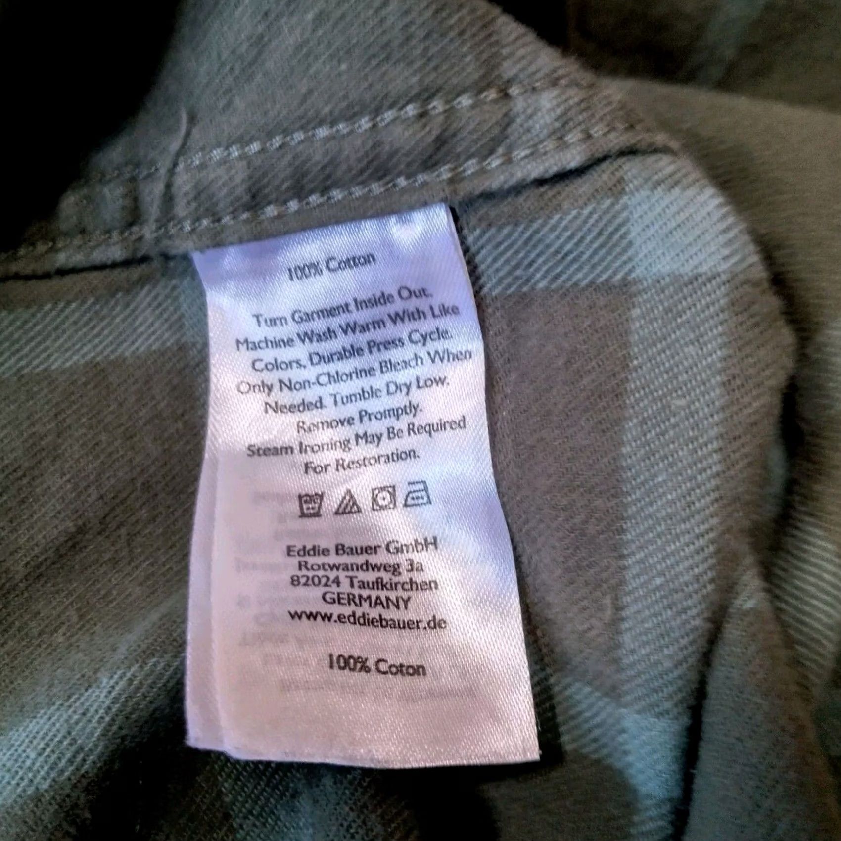 Eddie Bauer Eddie Bauer Flannel Shirt M Classic Fit Green Plaid Cotton Button-Down Workwear Shirt Men Size US M / EU 48-50 / 2 - 5 Thumbnail