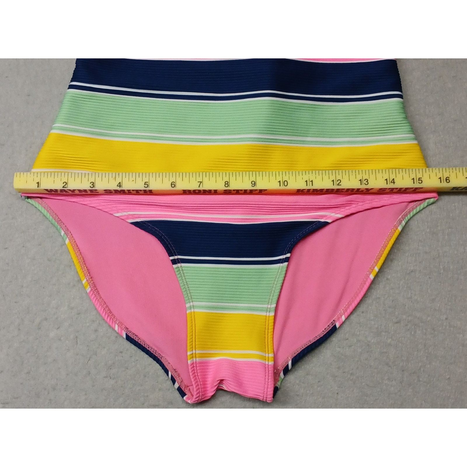 Other There Abouts (XL) Women's One Pc. Multicolor Strap Swim Suit Size ONE SIZE - 7 Thumbnail