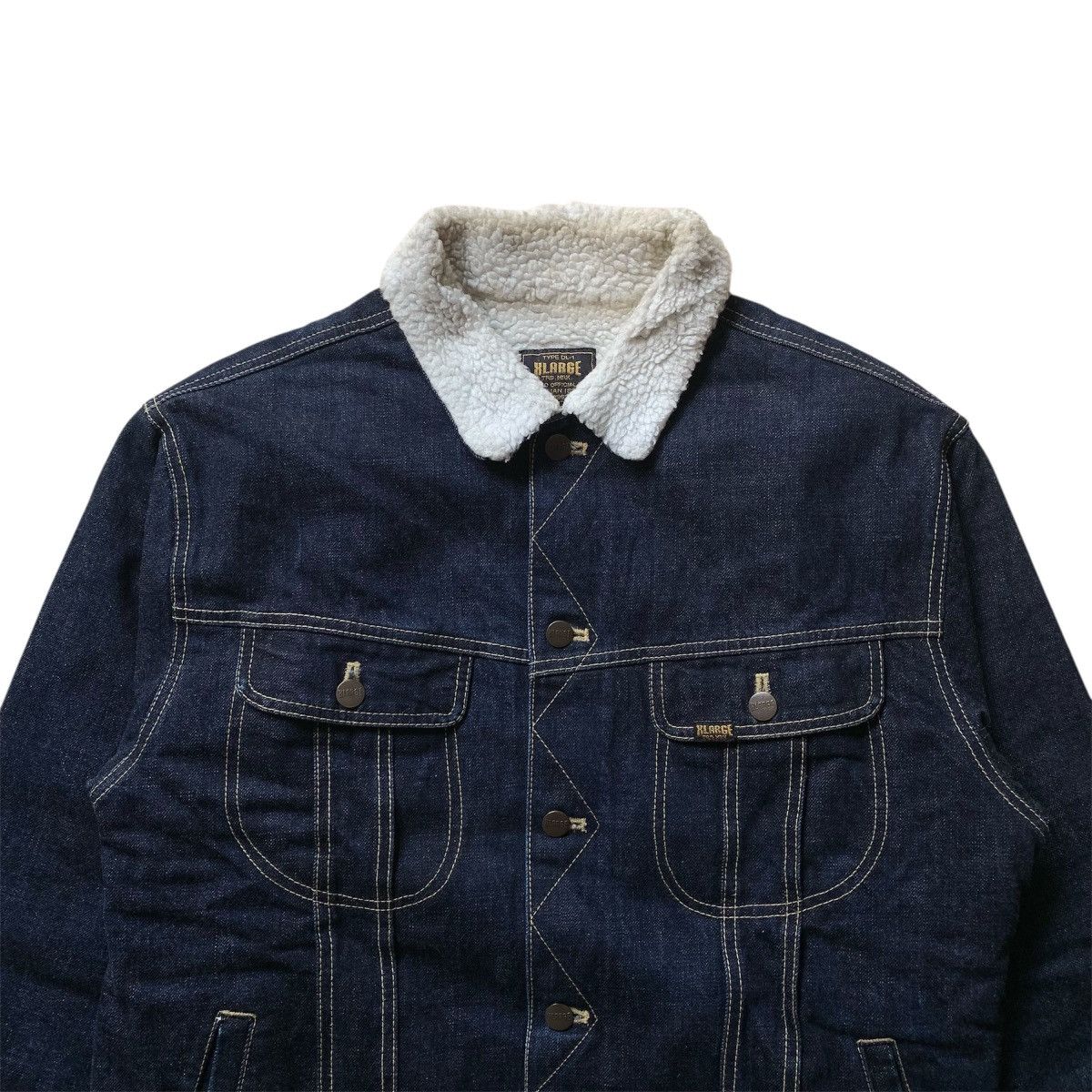 X-LARGE X-Large Denim Selvedge Sherpha Jacket Japanese Brand Size US L / EU 52-54 / 3 - 3 Thumbnail