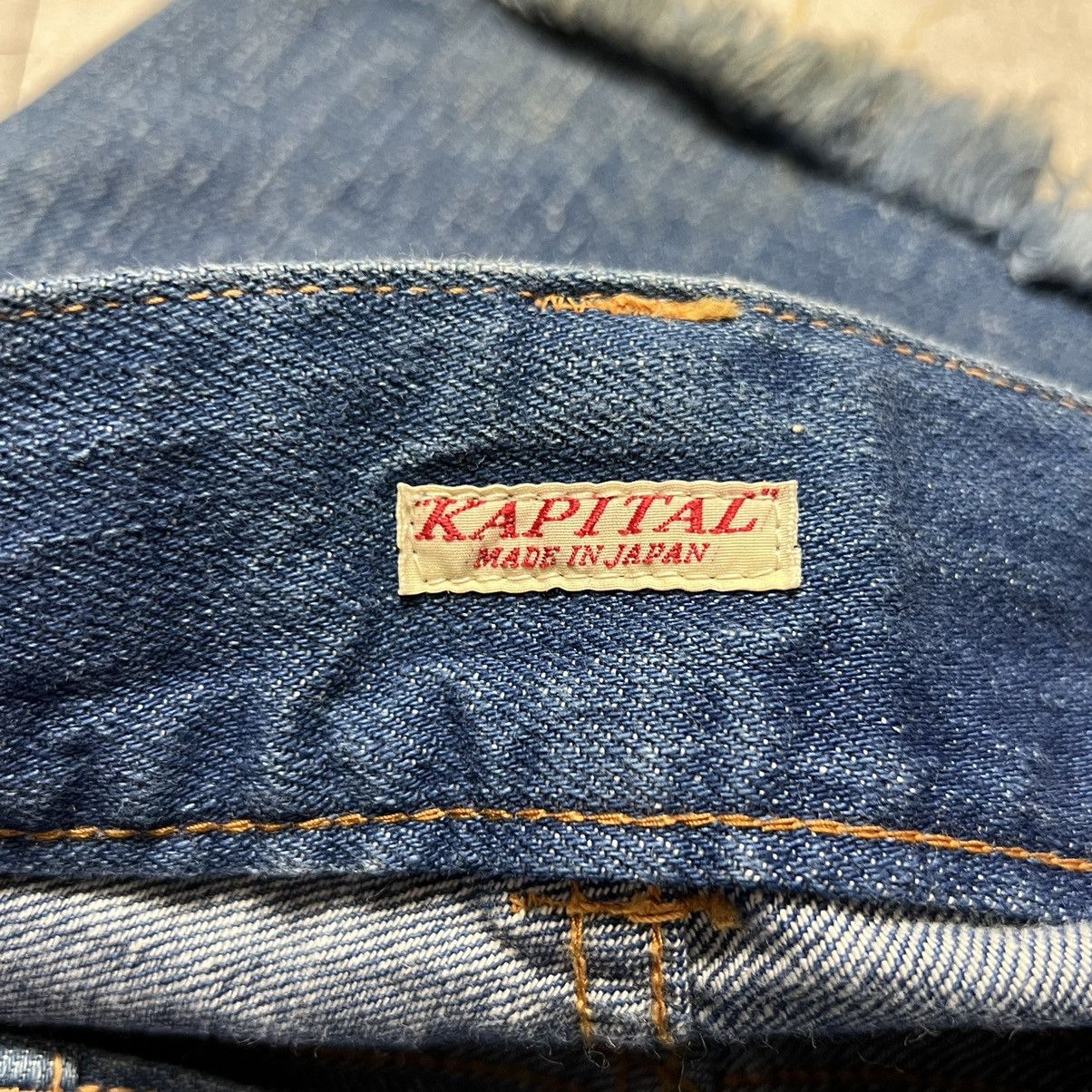 Kapital × Kapital Kountry Kapital Psychedelic Embroidery Patchwork Jeans Denim pants Size US 34 / EU 50 - 4 Thumbnail