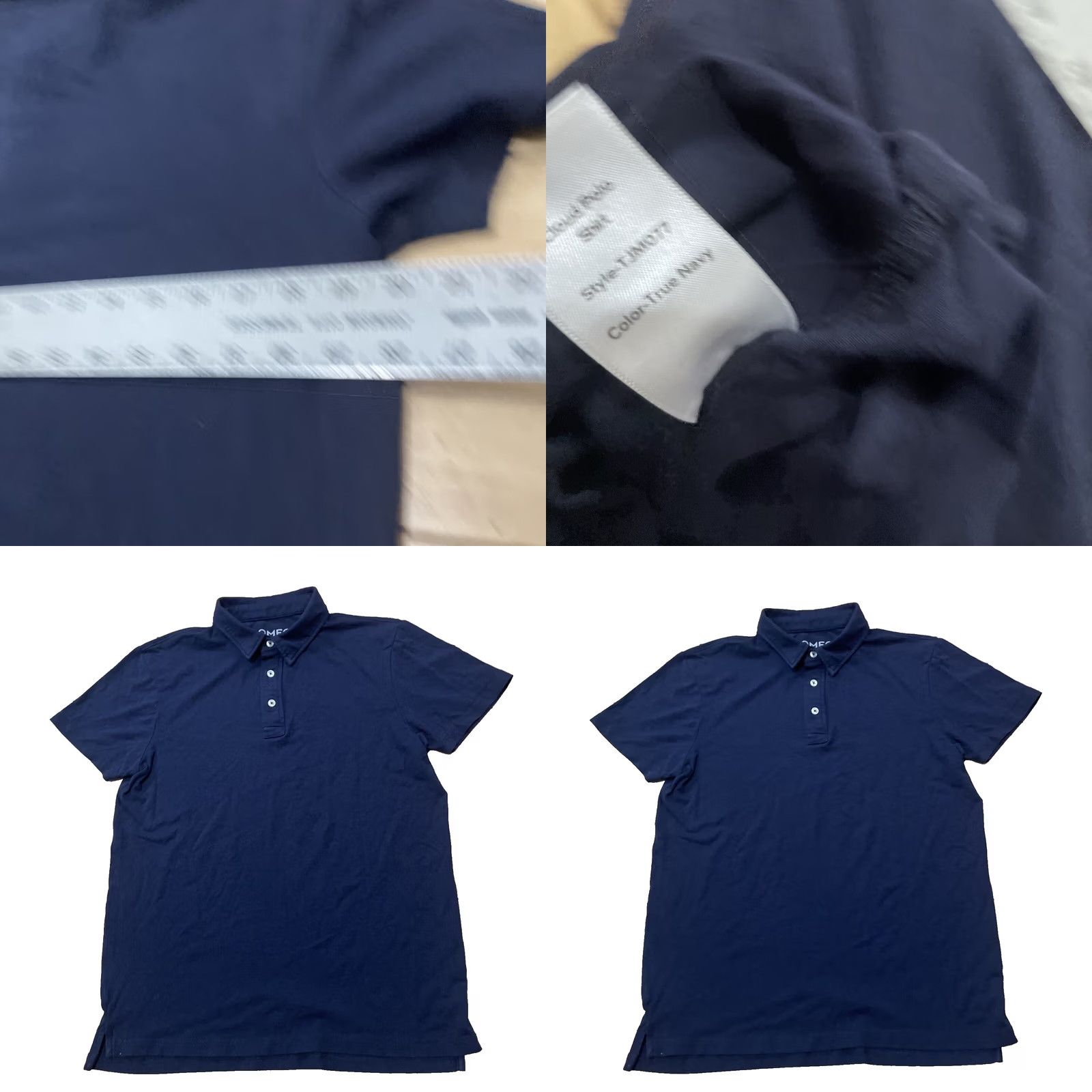 Vintage ROMEO NYC Polo Shirt Mens M Blue Jersey Stretch Modal Cotton Performance Blend Short Sleeve Button Collared Classic Preppy Sports Mens Size US M / EU 48-50 / 2 - 11 Thumbnail