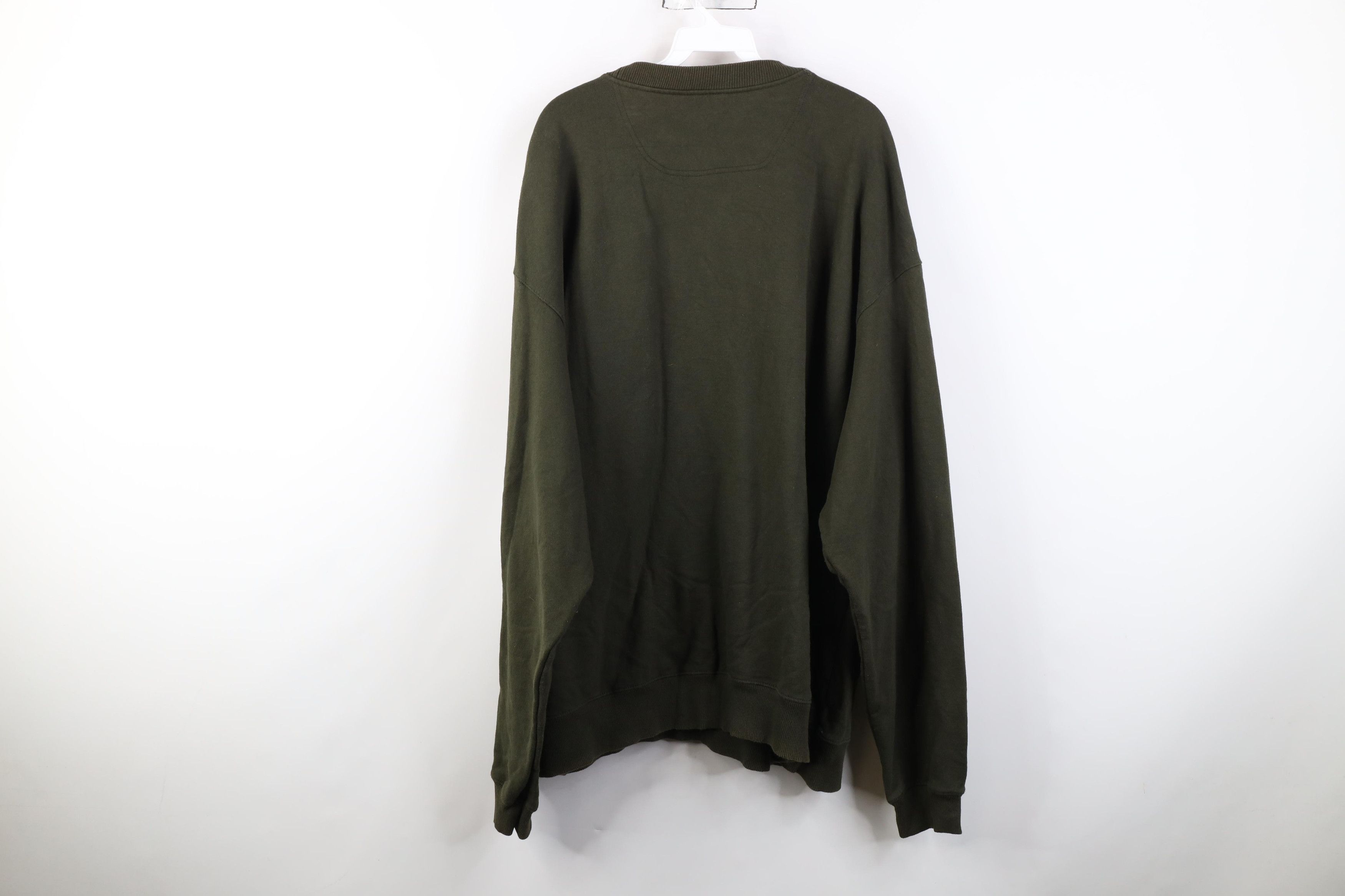 Champion Vintage Y2K Champion Logo Crewneck Sweatshirt Olive Green Size US XL / EU 56 / 4 - 10 Thumbnail