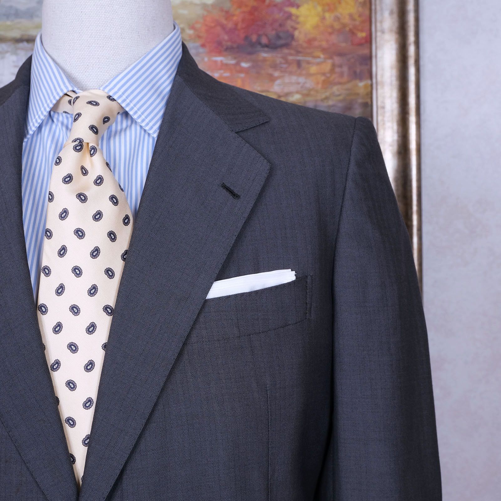 Other Sartoria Concolato, blue Jacket, Size 40, Shorter, bespoke Size 40S - 2 Thumbnail