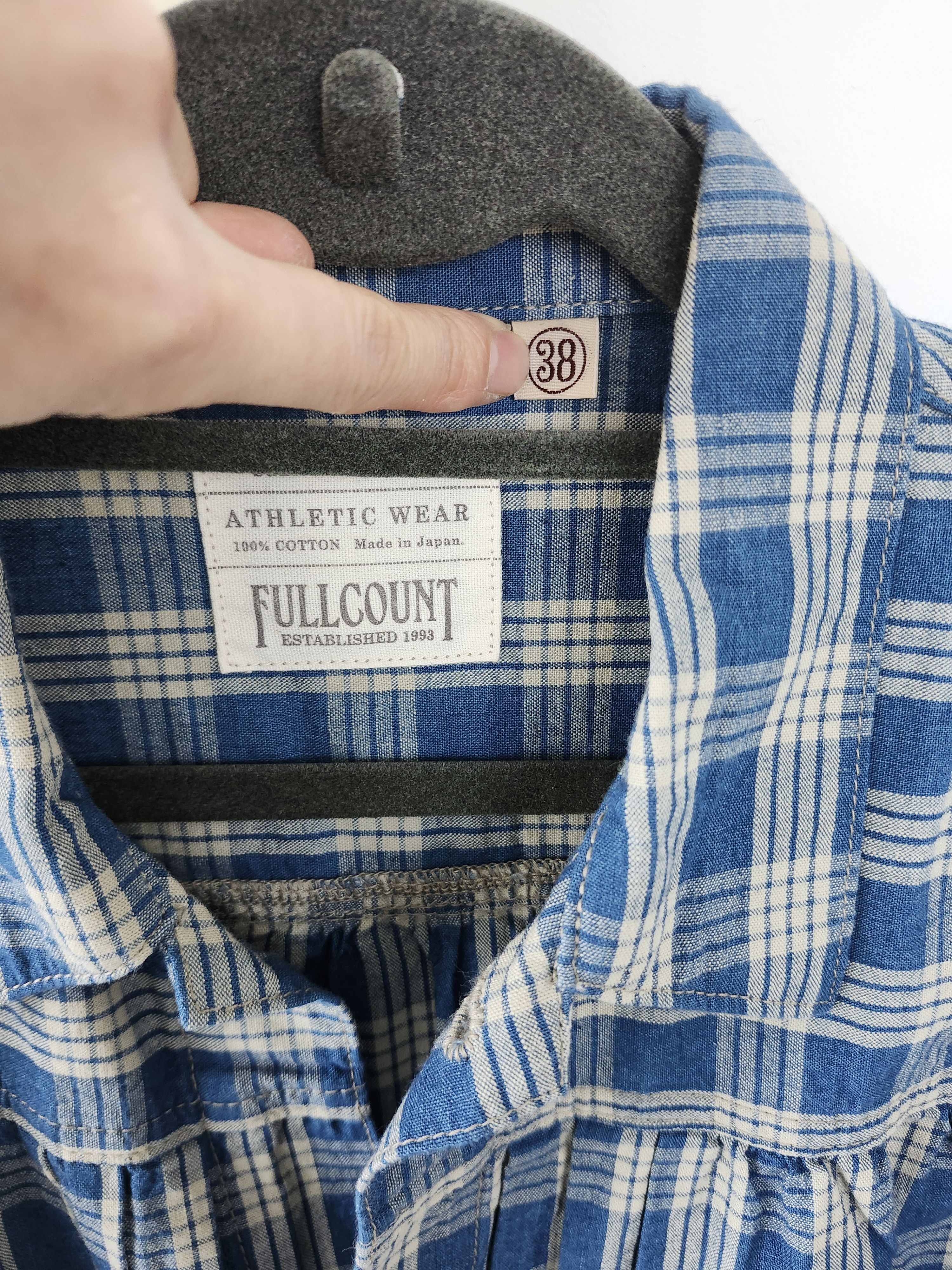 Full Count & Co. Full Count - Palaka Check Work Jacket Size US S / EU 44-46 / 1 - 6 Thumbnail