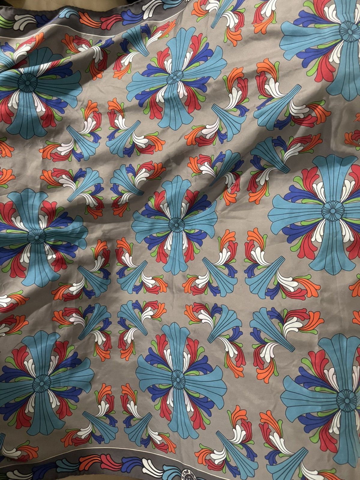 Chrome Hearts Fashion For Relief 2019 Silk Ceiling Scarf Size ONE SIZE - 5 Thumbnail