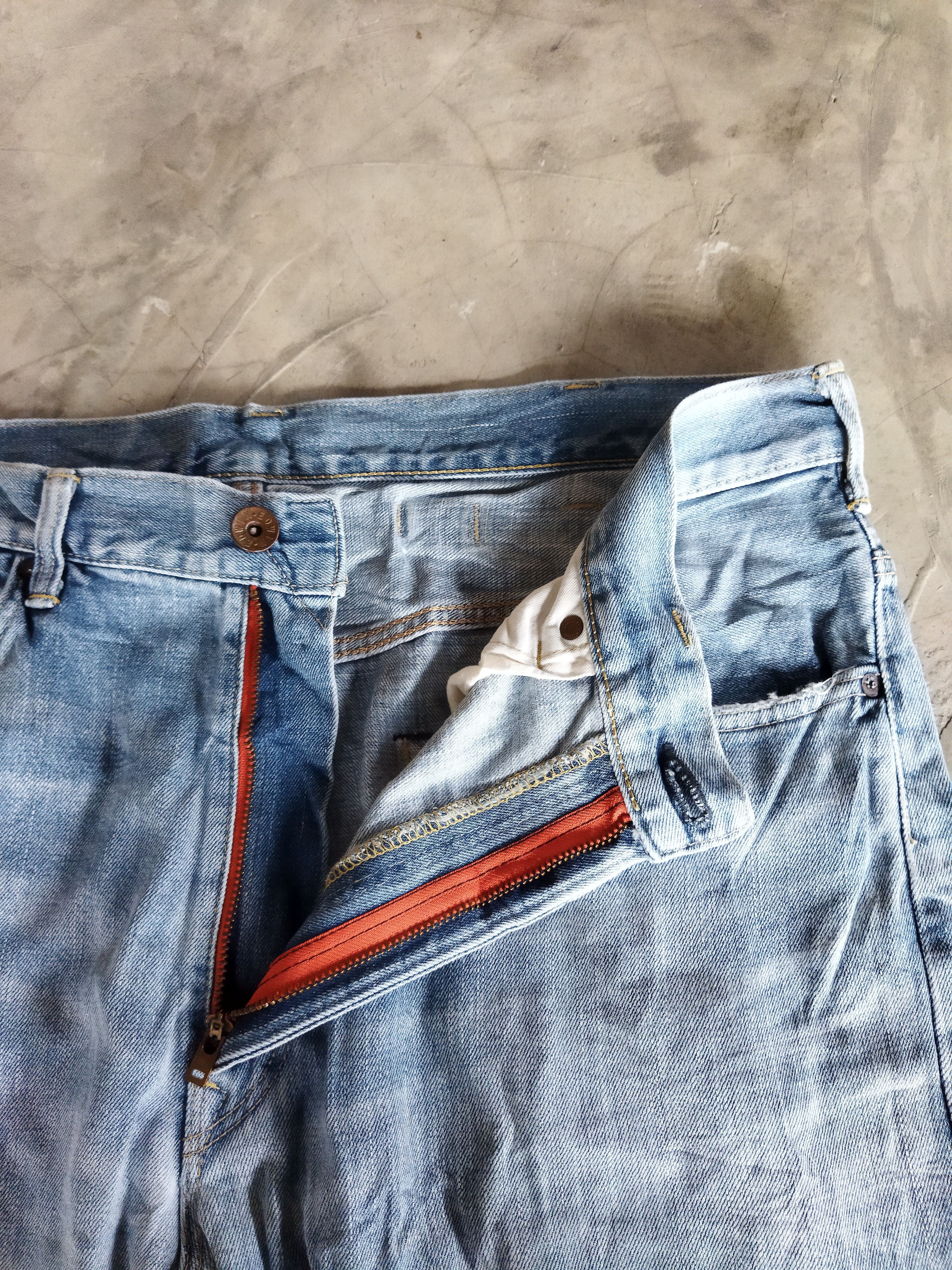 Edwin × Vintage VINTAGE EDWIN FADED BLUE JEANS PANTS Size US 40 / EU 56 - 6 Thumbnail