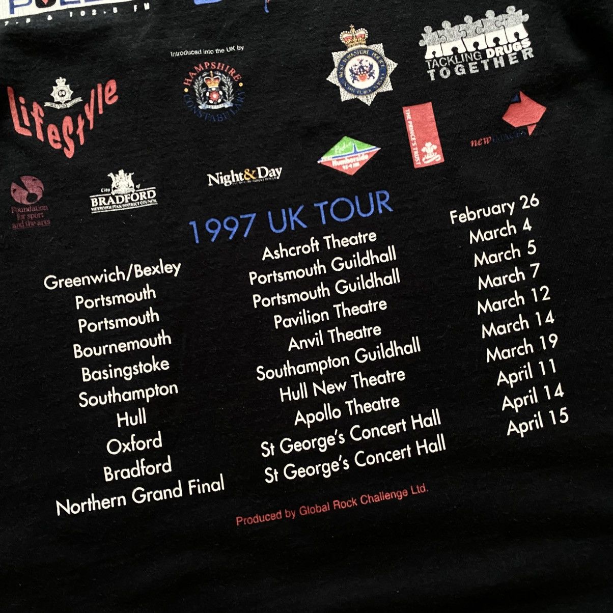 Band Tees 1997 Rock Challenge Abstract Tour Big Logo Band T-Shirt Y2K Size US L / EU 52-54 / 3 - 7 Thumbnail