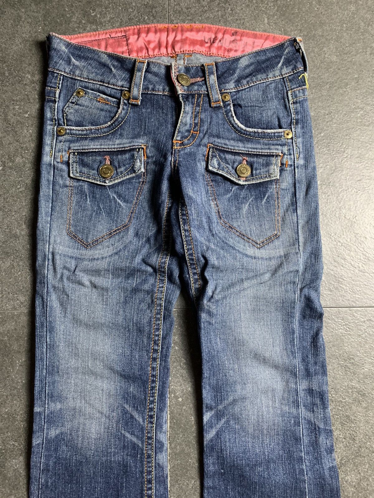 If Six Was Nine × Japanese Brand × Le Grande Bleu (L.G.B.) 2000s Vienus Bliss by Something Edwin Bootcut Jeans Size US 28 / EU 44 - 3 Thumbnail