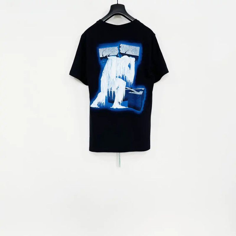 Off-White Off-White Men's Black Graphic Short Sleeve T-Shirt 0089 Size US XS / EU 42 / 0 - 1 Thumbnail