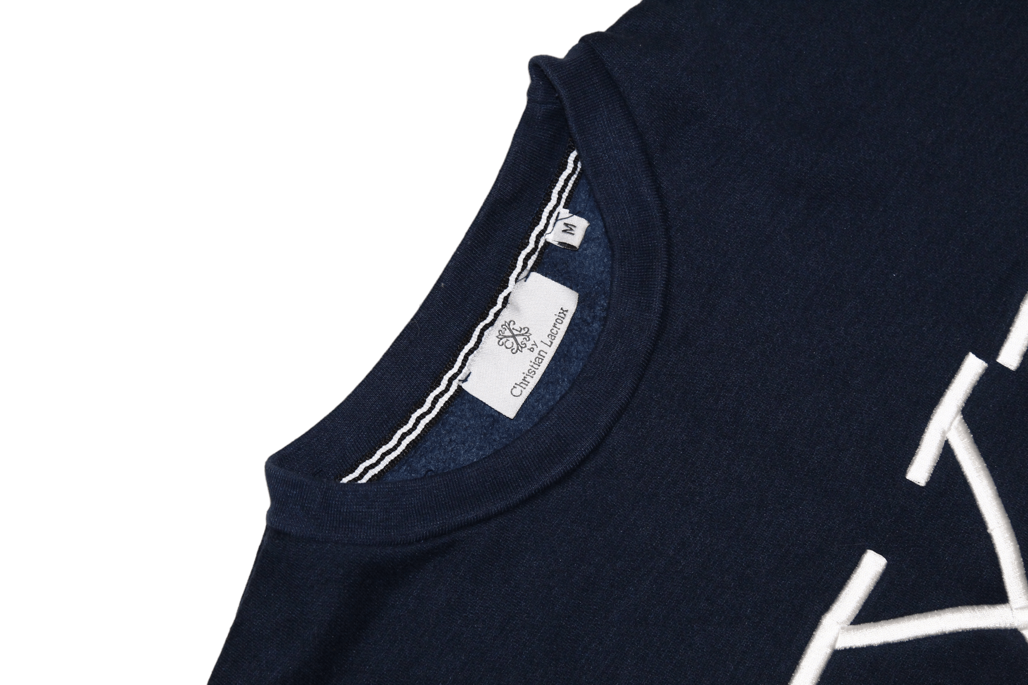 Christian Lacroix CXL by Christian Lacroix big logo embroidery crew sweatshirt Size US S / EU 44-46 / 1 - 2 Thumbnail
