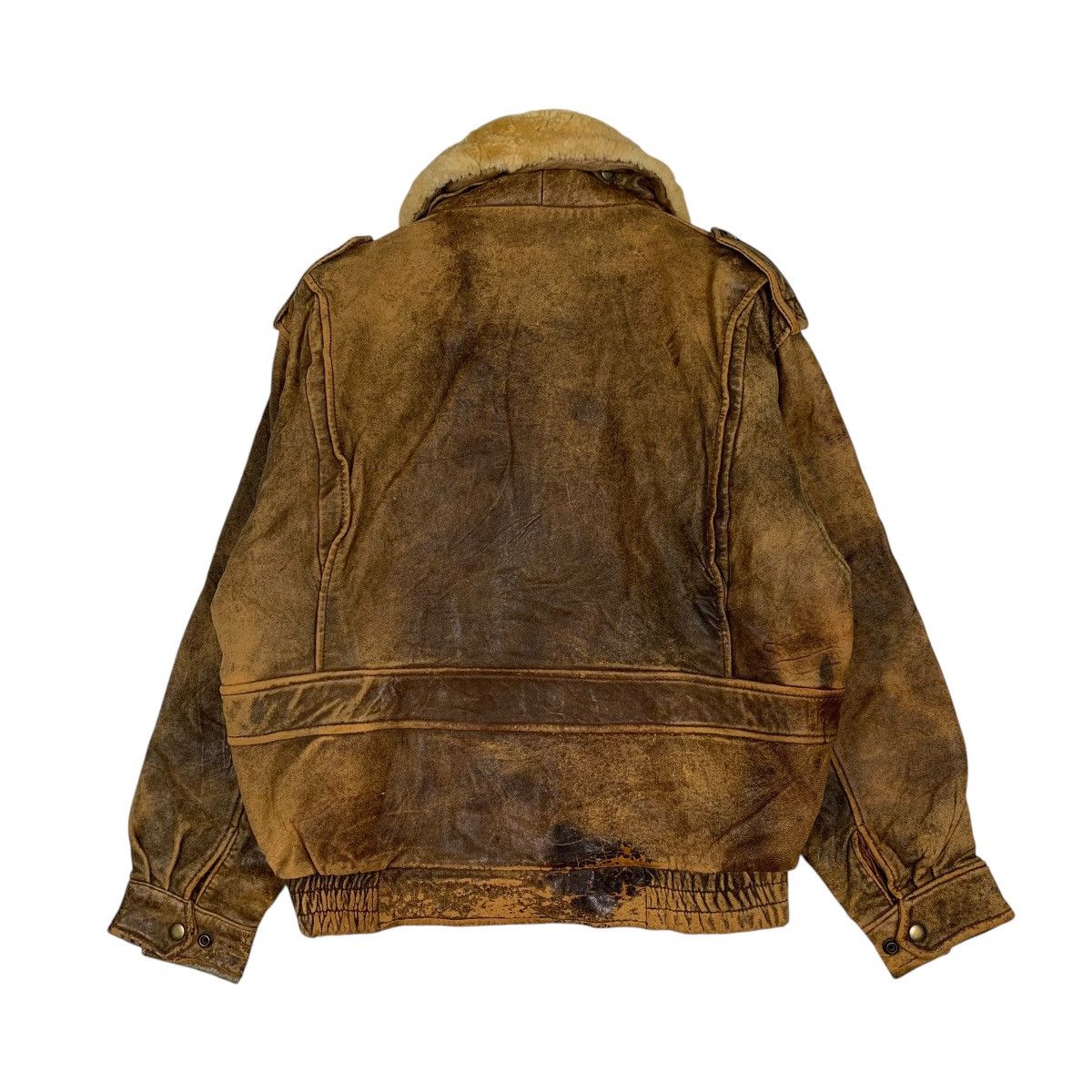 Japanese Brand Japanese Brand Flight Leather Jacket Size US L / EU 52-54 / 3 - 7 Thumbnail