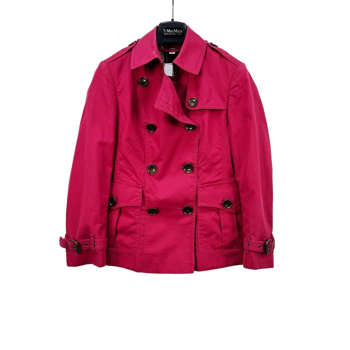 Burberry Burberry Brit Cotton Trench Jacket UK 4 Size XS / US 0-2 / IT 36-38 - 1 Thumbnail