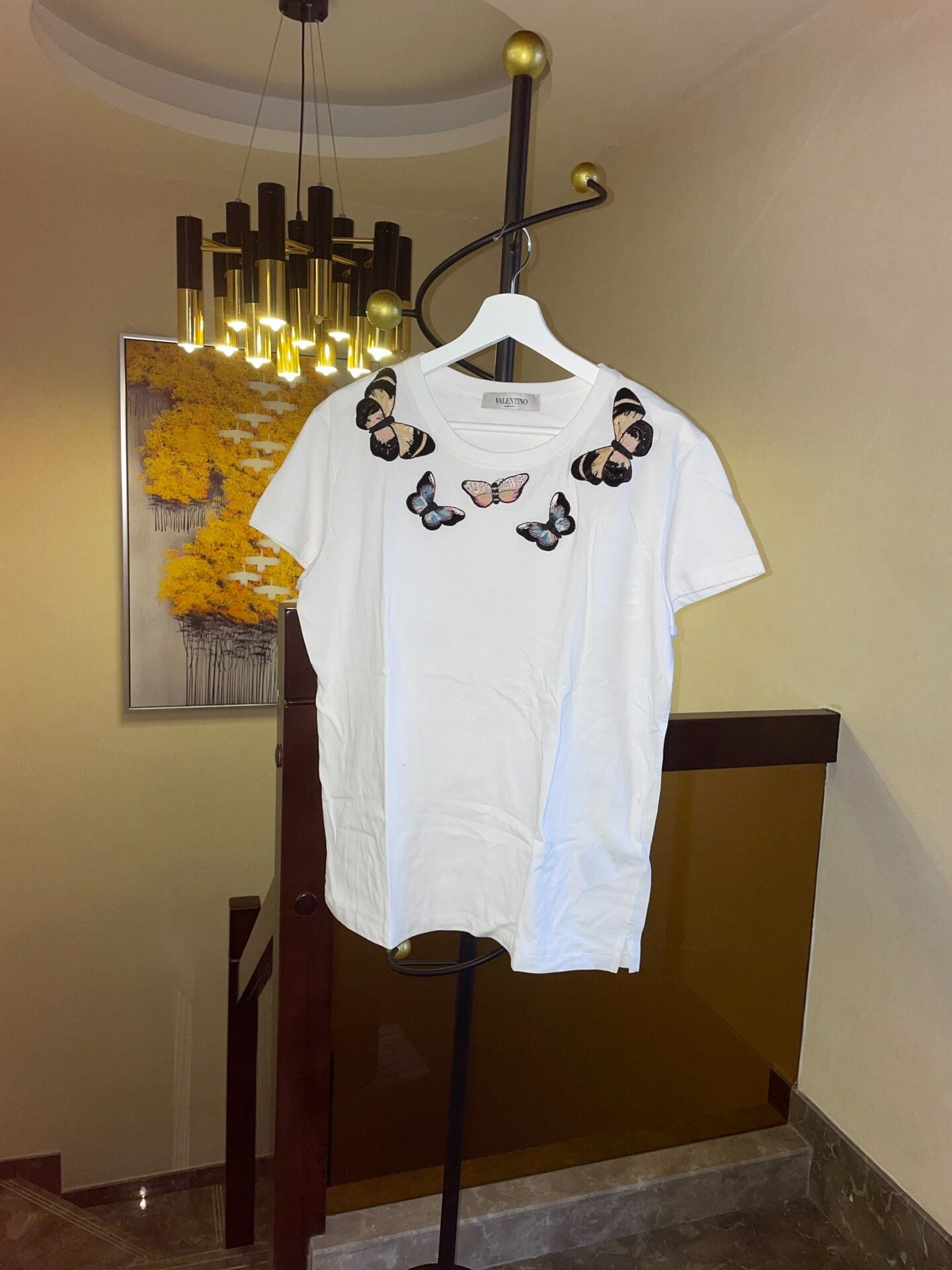 Valentino Valentino Butterfly Embroidery Short Sleeve Size US L / EU 52-54 / 3 - 1 Thumbnail