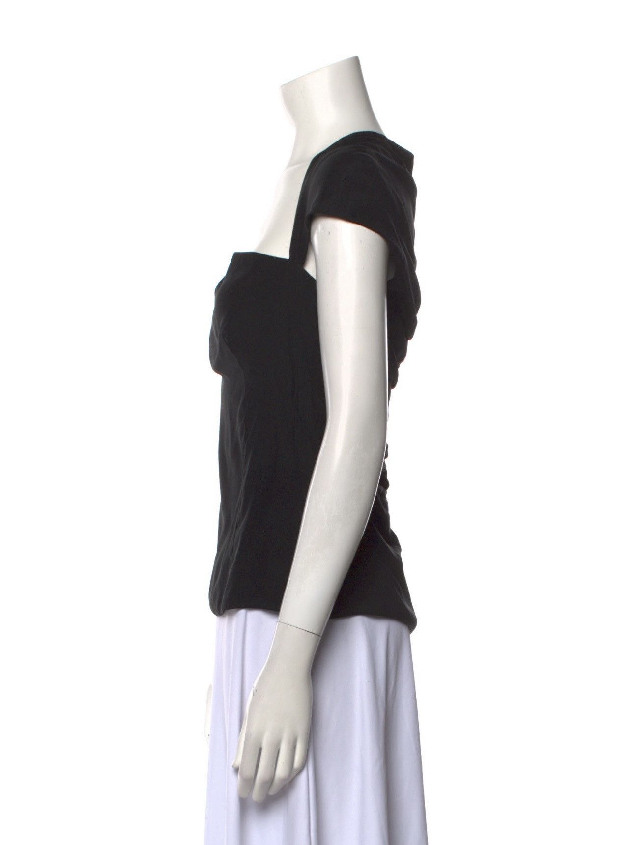 Vintage Norisol Ferrari Square Neckline Top in Black Size M Size M / US 6-8 / IT 42-44 - 2 Thumbnail