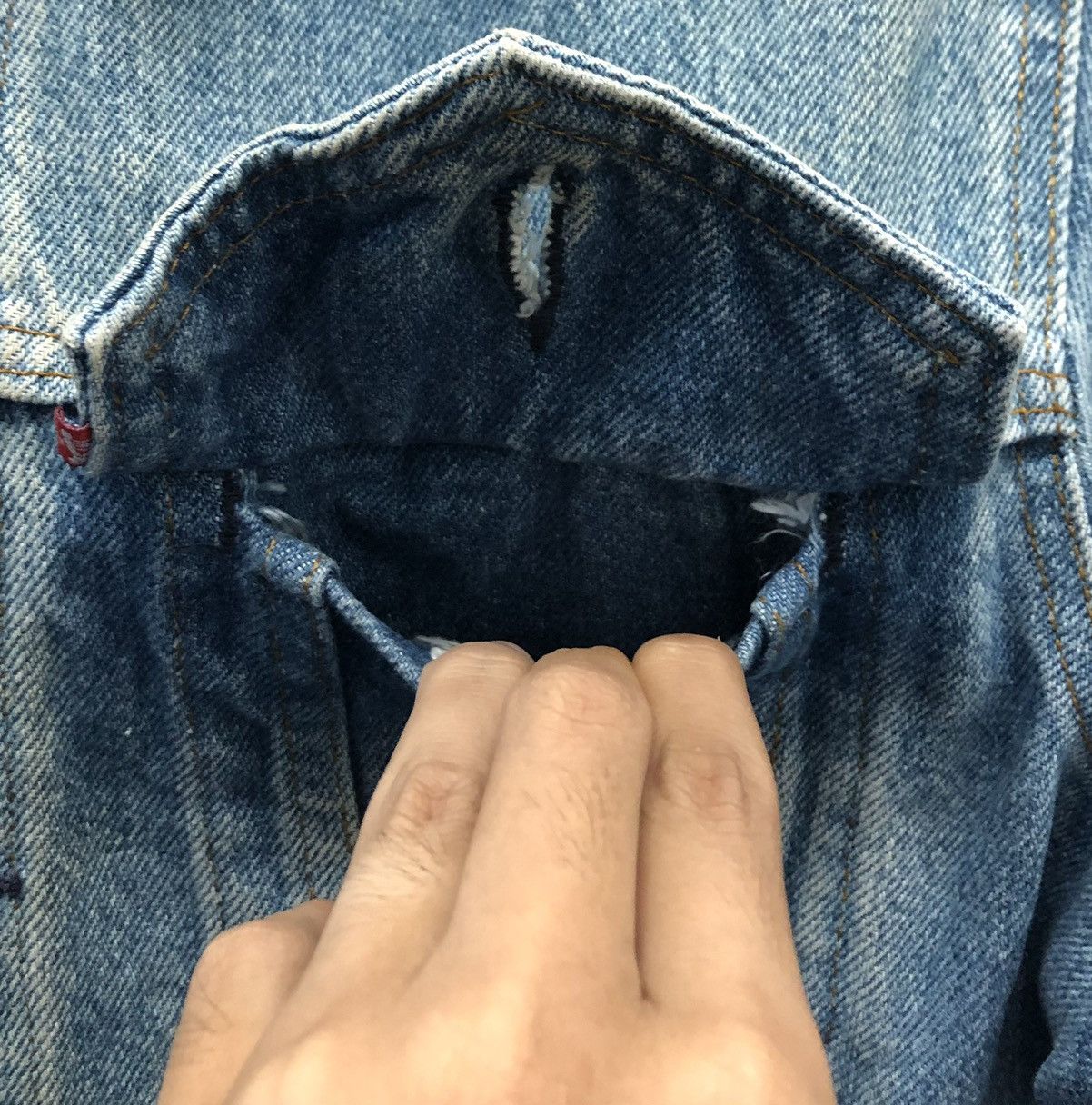 Levi's Vintage Levi Strauss & Co Made In Usa Denim Jacket Size US M / EU 48-50 / 2 - 6 Thumbnail