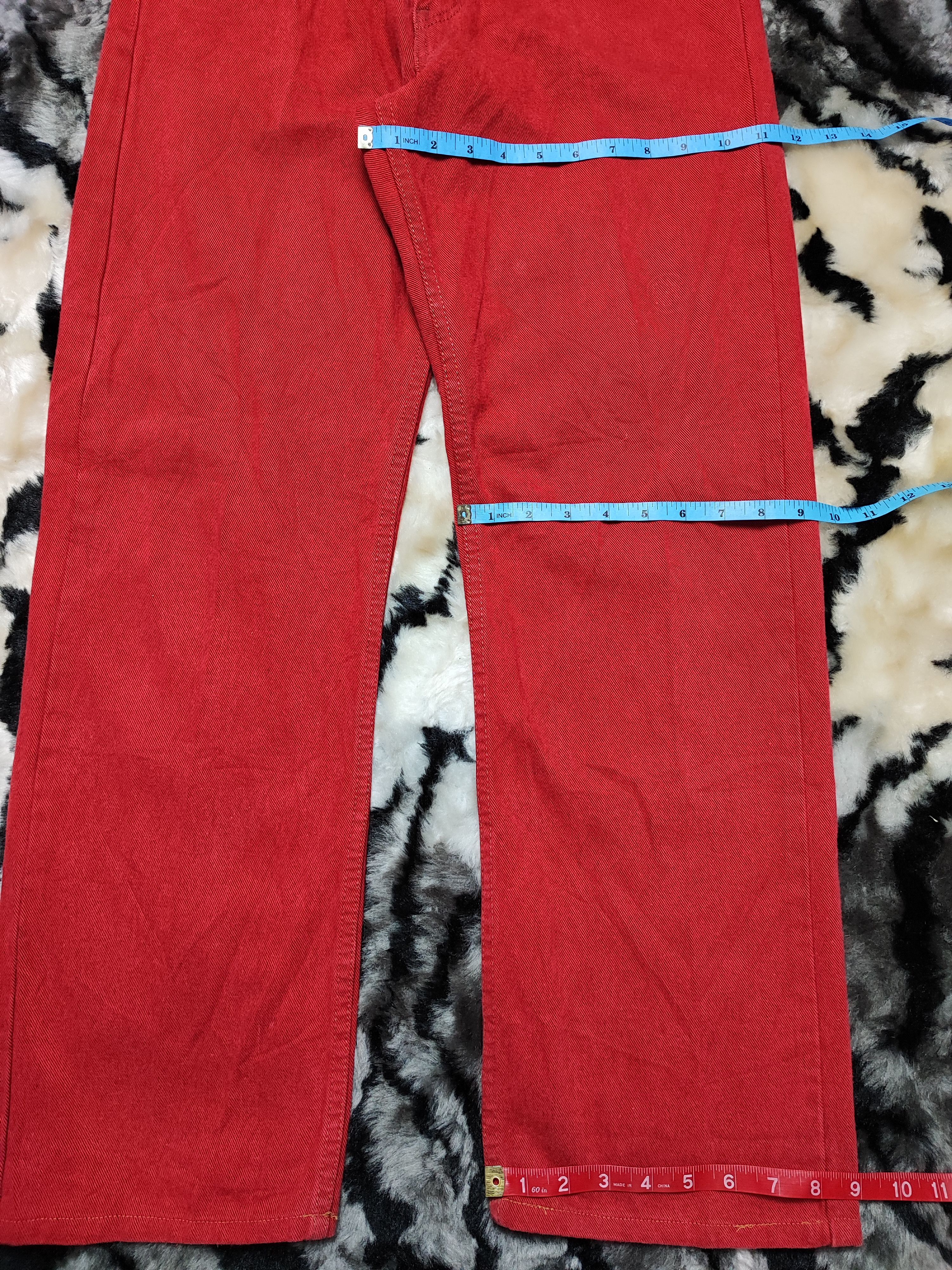 Kapital × Levi's × Vintage Vintage Levis 90s Jeans Red Denim Size US 30 / EU 46 - 17 Thumbnail