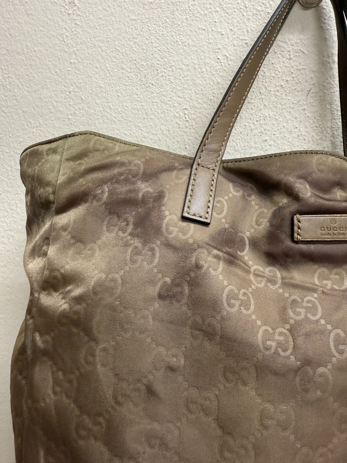 Gucci Gucci Monogram Nylon Tote Bag Size ONE SIZE - 19 Thumbnail