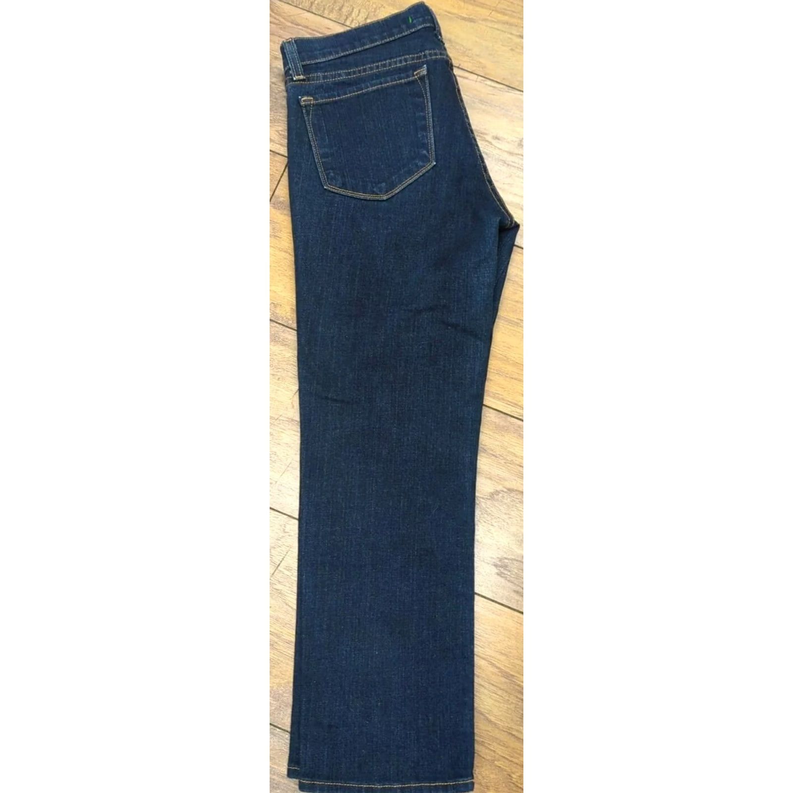J Brand J Brand Jeans Dark Wash Womens 28 Straight Cotton Blend Inseam 28 Blue 28 Size 28" / US 6 / IT 42 - 6 Thumbnail