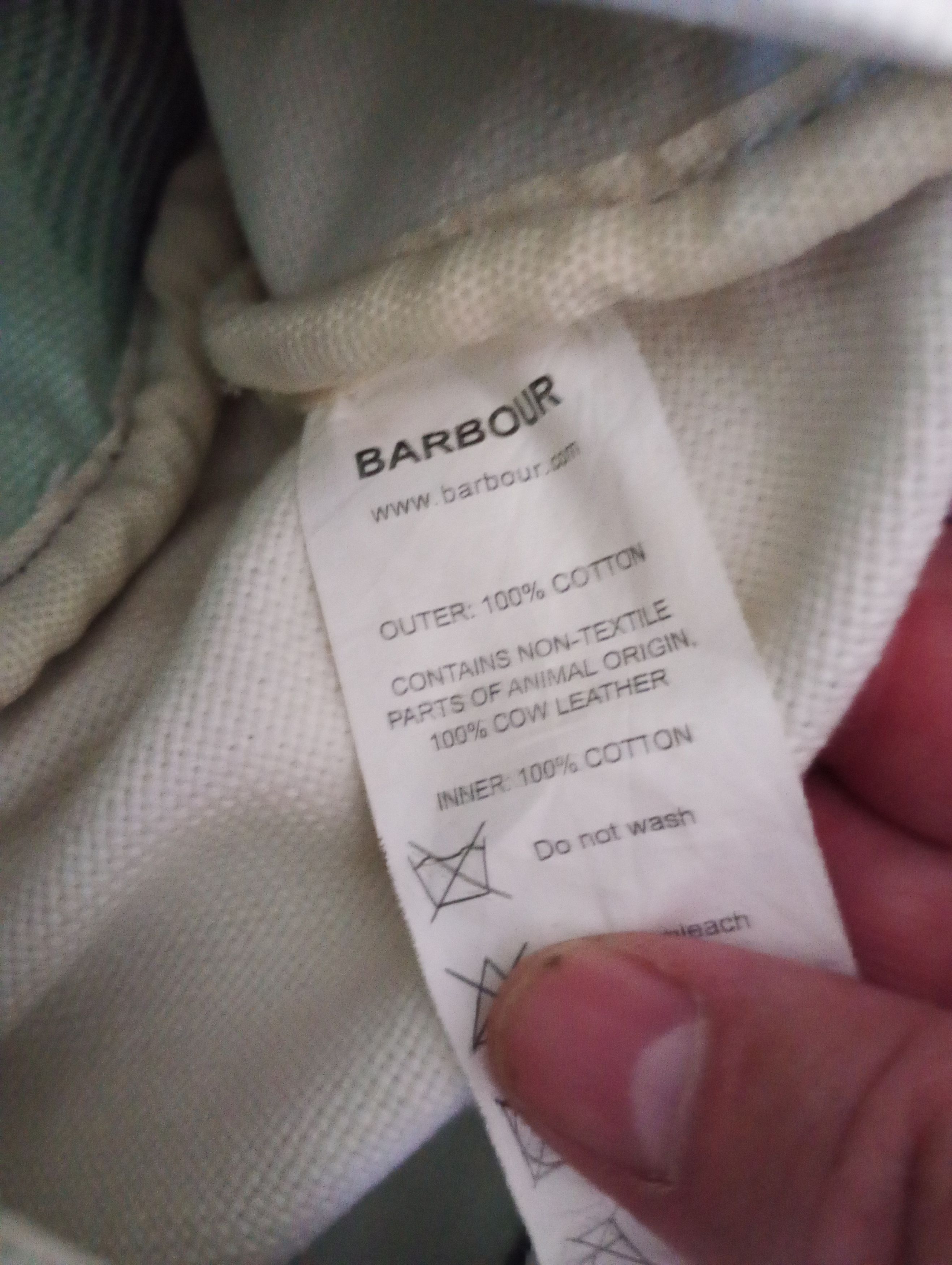 Barbour Barbour Rucksack Check Backpack Green Cotton Leather Size ONE SIZE - 17 Thumbnail
