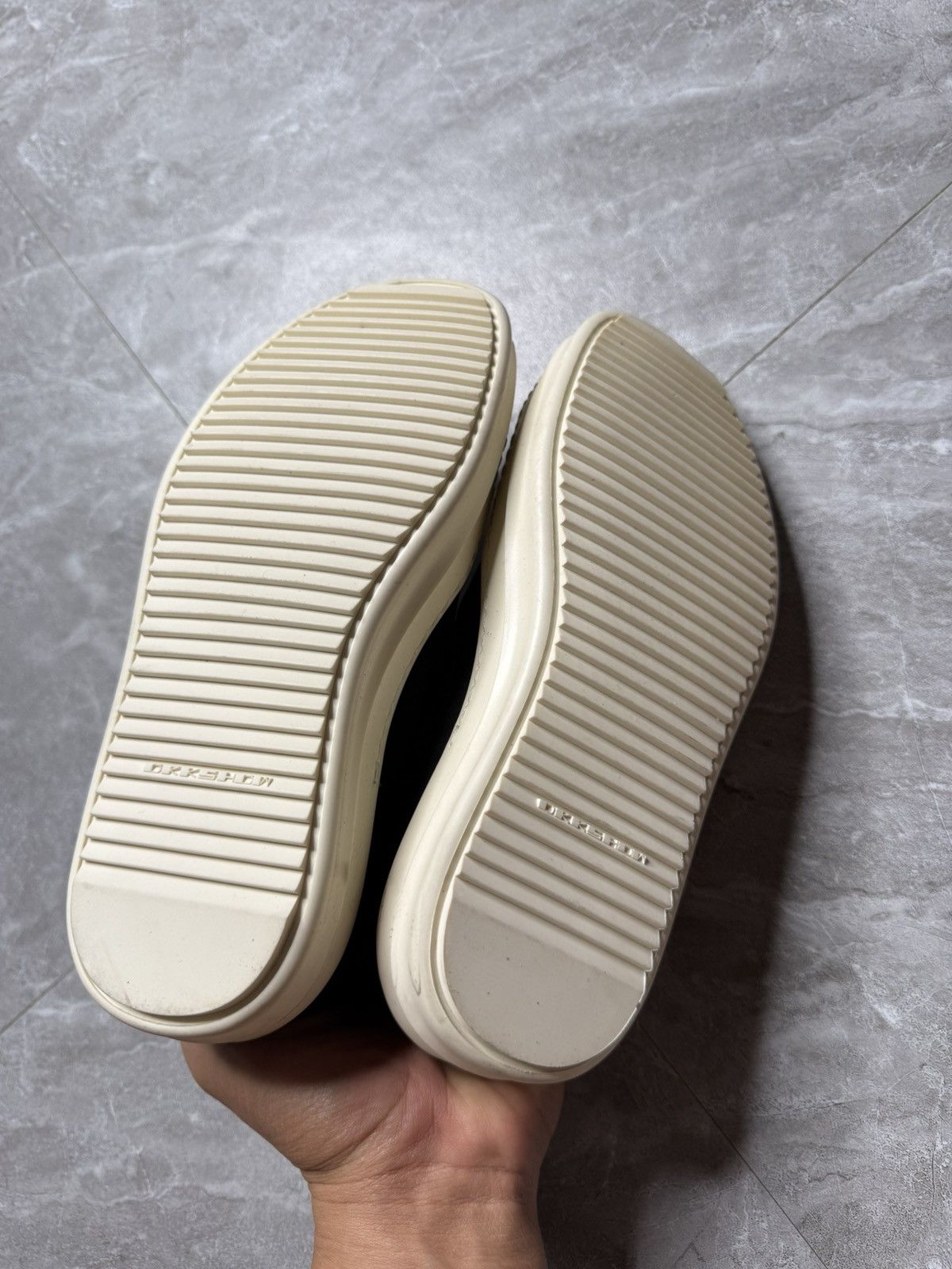 Rick Owens Drkshdw Rick Owens Drkshdw Nylon Low Top Boat Sneakers Size US 5 / IT 35 - 8 Thumbnail