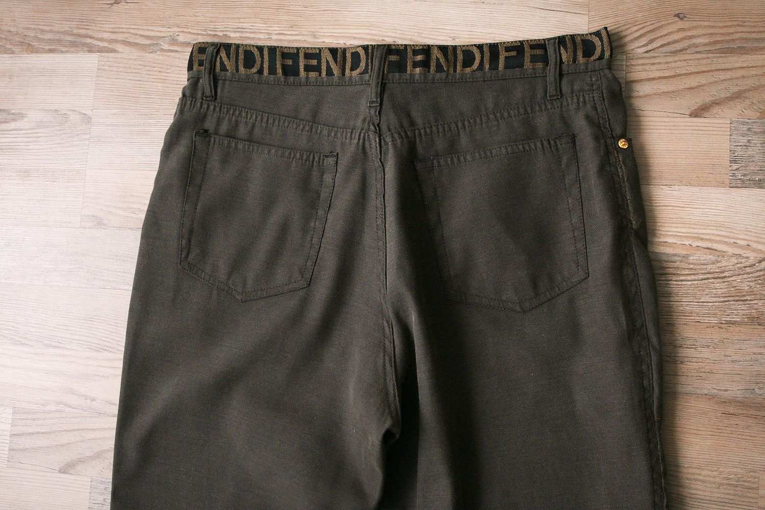 Fendi Vintage Fendi Jeans Roma Italy Brown Pants Jeans Size US 32 / EU 48 - 6 Thumbnail