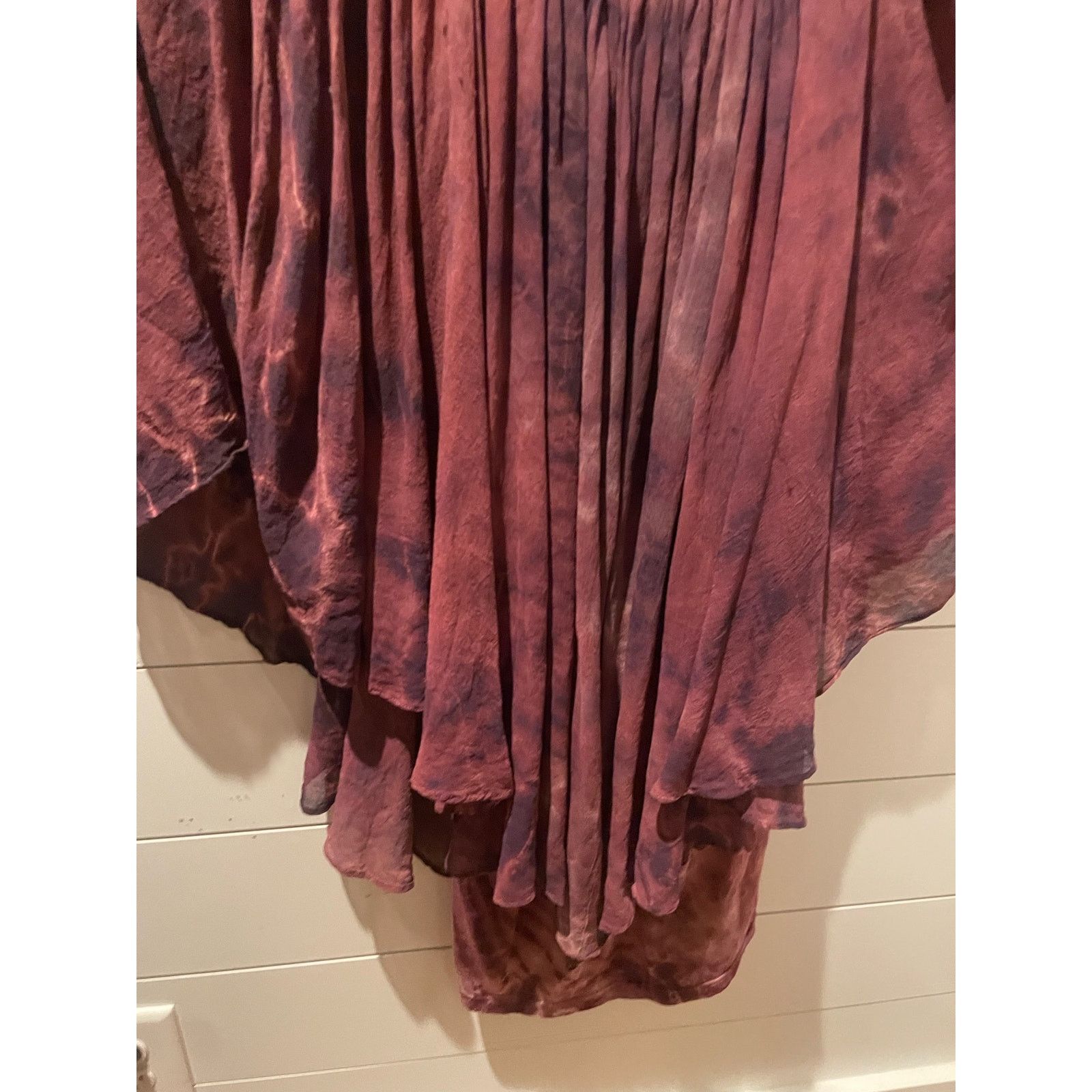 Young Fabulous & Broke YFB Silk&Modal Tie-Dyed Draped Mini, S Size S / US 4 / IT 40 - 1 Thumbnail