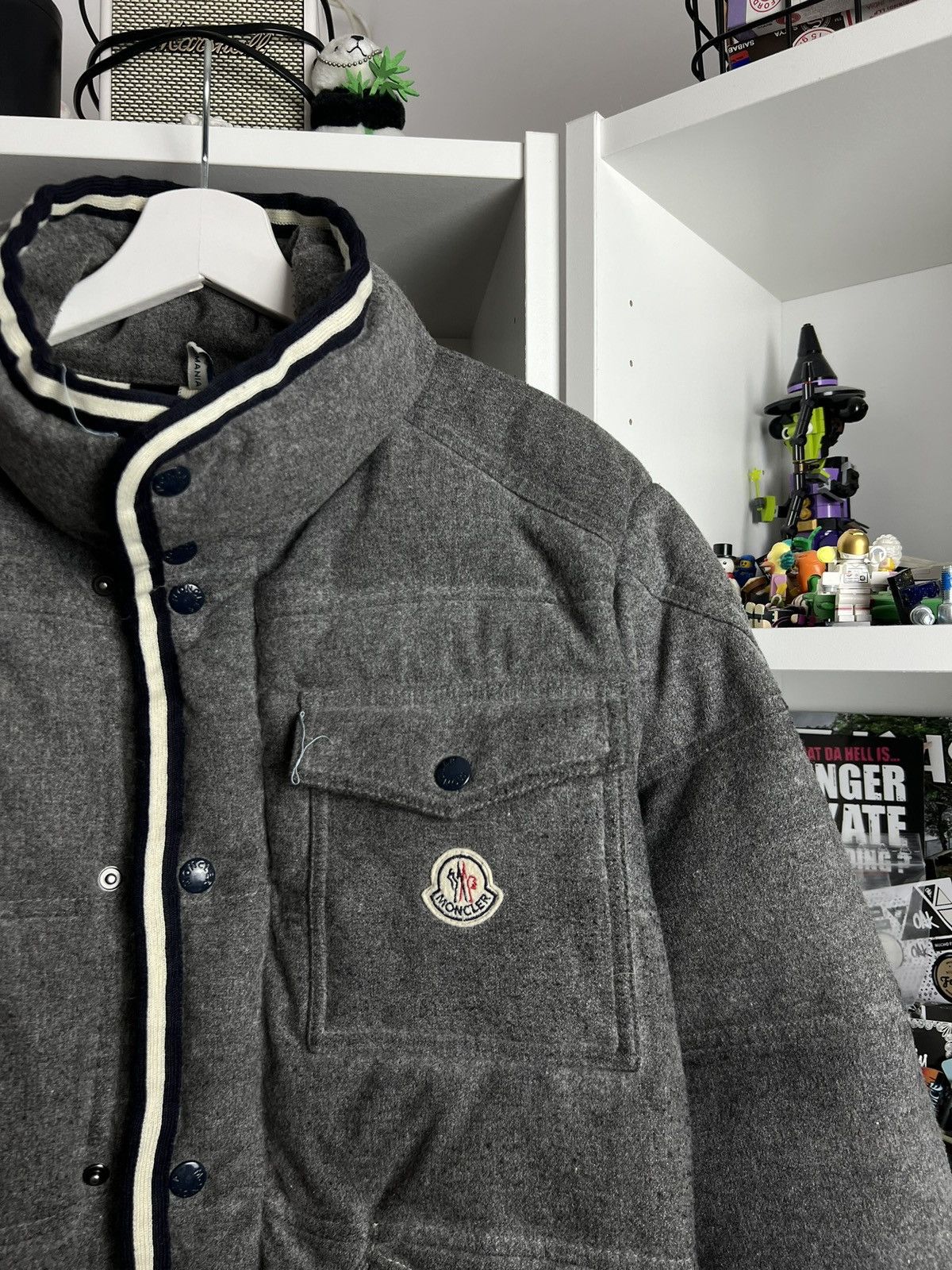 Moncler Moncler Branson wool puffer down jacket L designer luxury Size US L / EU 52-54 / 3 - 3 Thumbnail