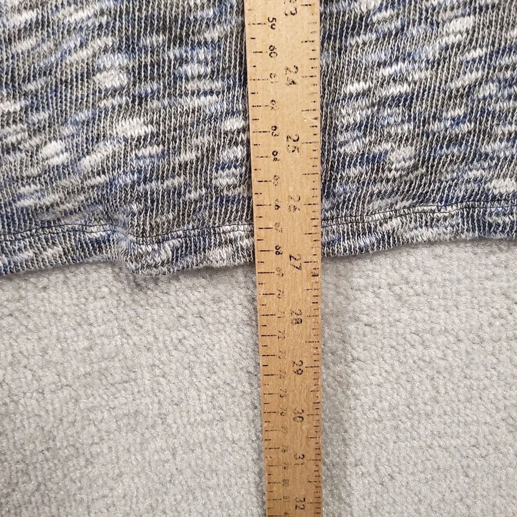 Vintage CJ Banks Sweater Size 2X Blue Black White Cowl Neck Size XXL / US 16-18 / IT 52-54 - 6 Thumbnail