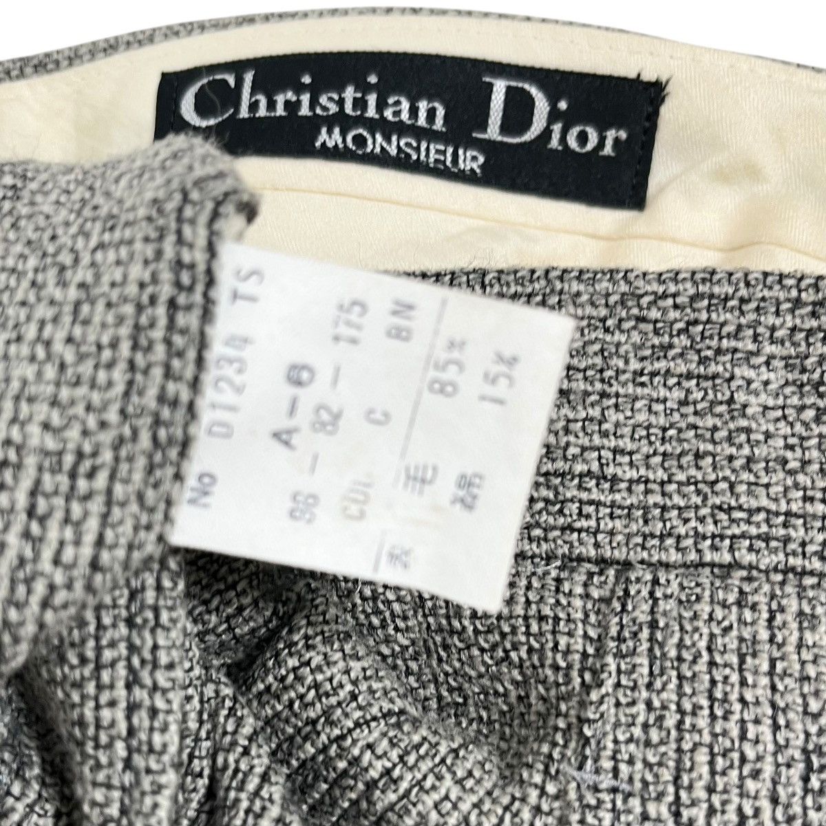 Christian Dior Monsieur × Vintage Vintage Christian Dior Monsieur Pant Size US 29 - 7 Thumbnail