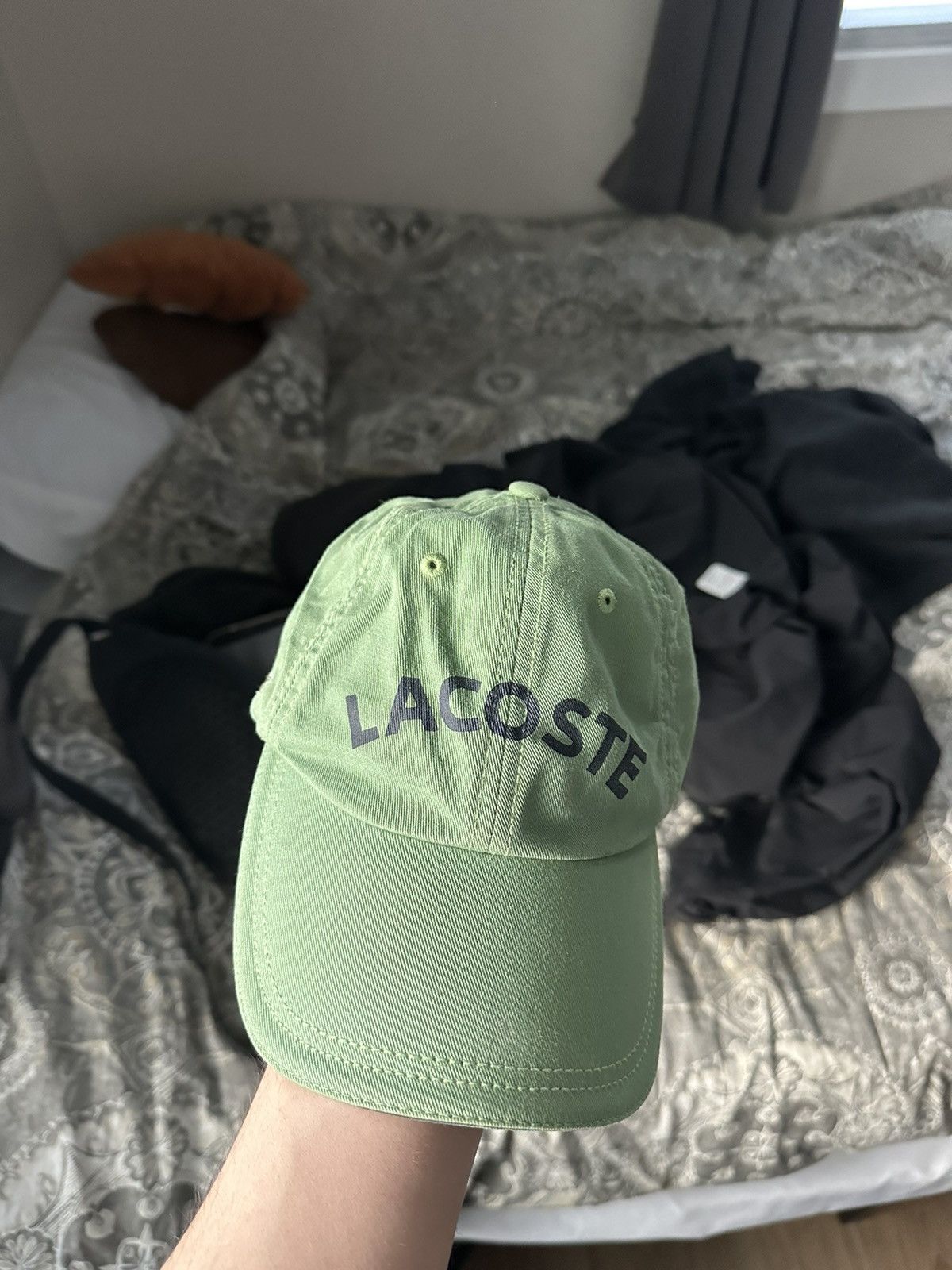 Lacoste × Vintage Vintage Lacoste big logo cap Rap Y2K Size ONE SIZE - 2 Thumbnail