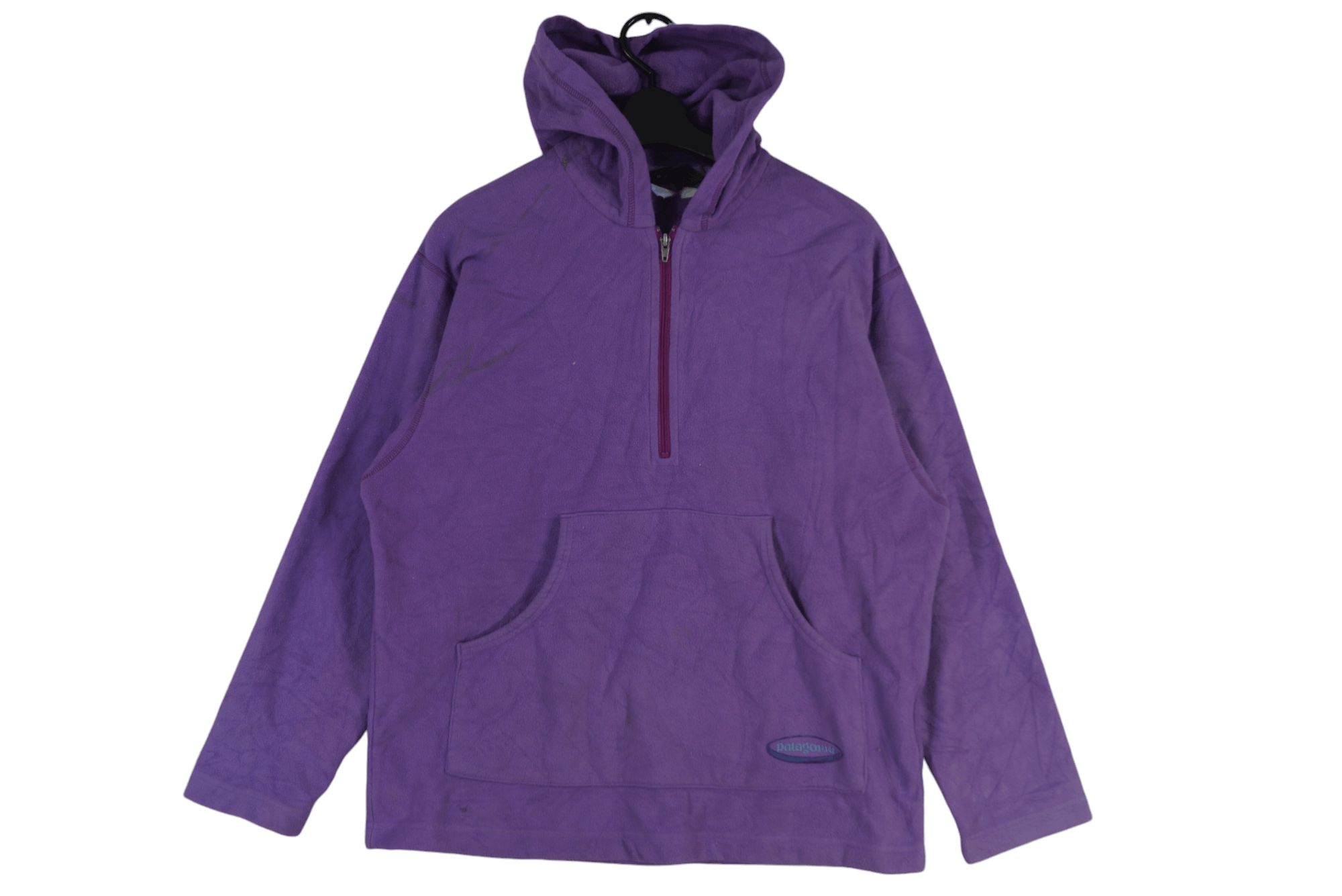 Patagonia × Vintage Patagonia Sweater Half Zipper Small Spell Out Size US L / EU 52-54 / 3 - 1 Thumbnail