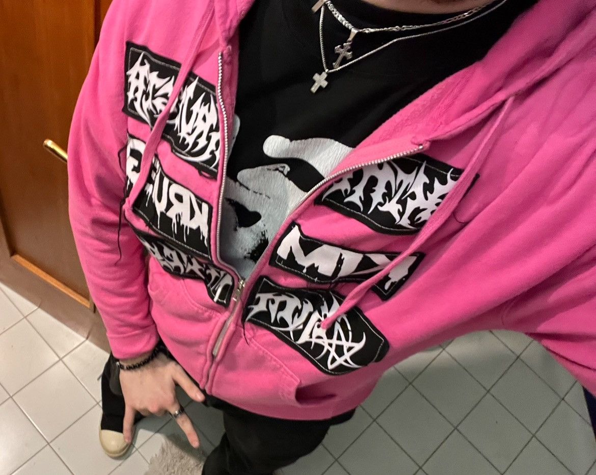 RARE* Burberry Erry KIM KRUEGER PINK ZIP UP