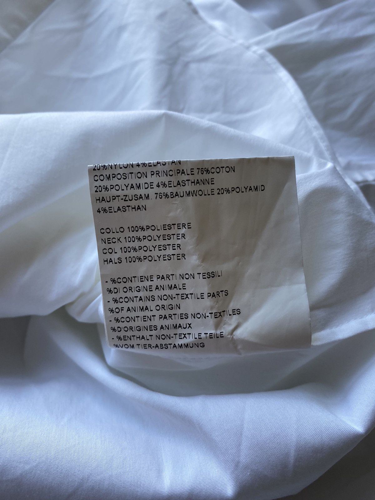 Designer Basic Piazza Sempione Made in Italy White Shirt Luxury Rare Size US M / EU 48-50 / 2 - 6 Thumbnail