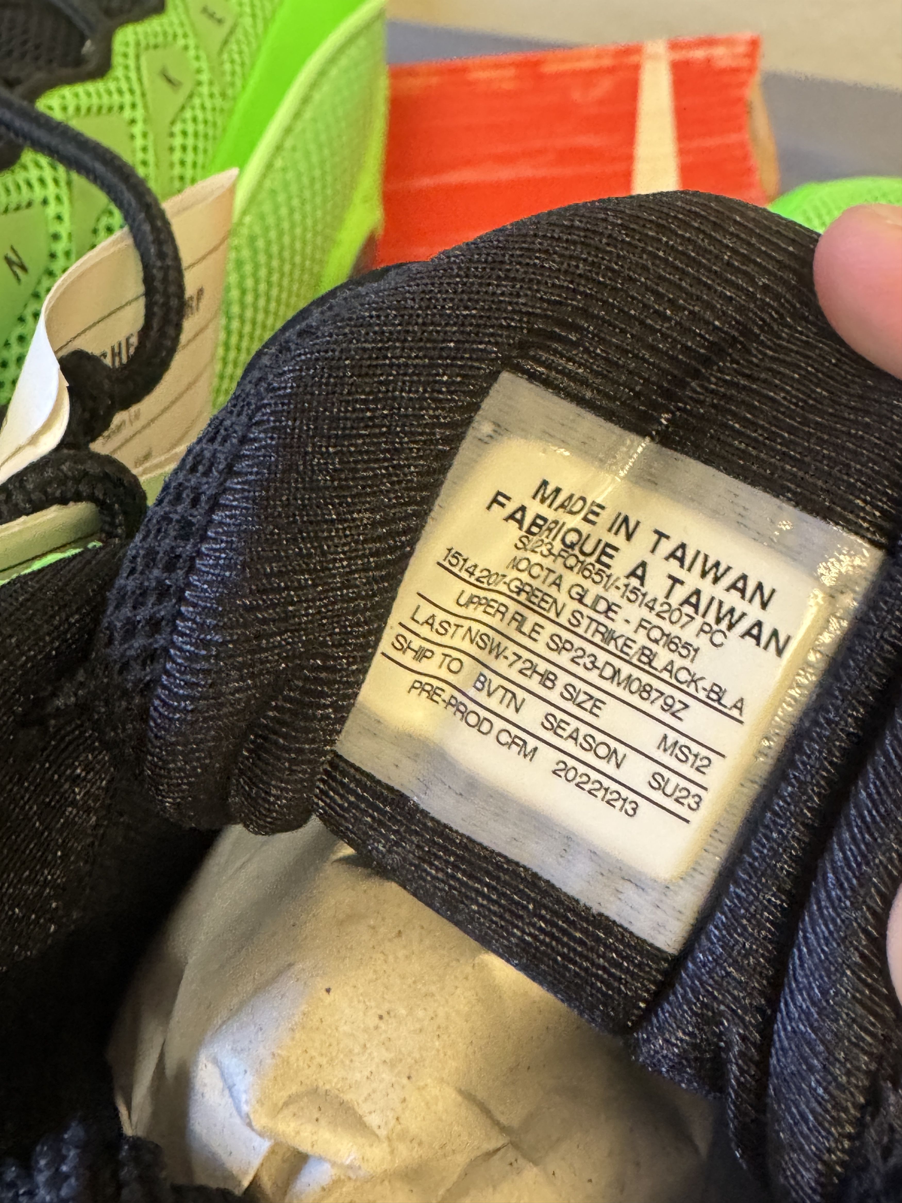 NOCTA × Nike NIKE NOCTA GLIDE EYBL PE SLIME GREEN SAMPLE UNRELEASED Size US 12 / EU 45 - 6 Thumbnail