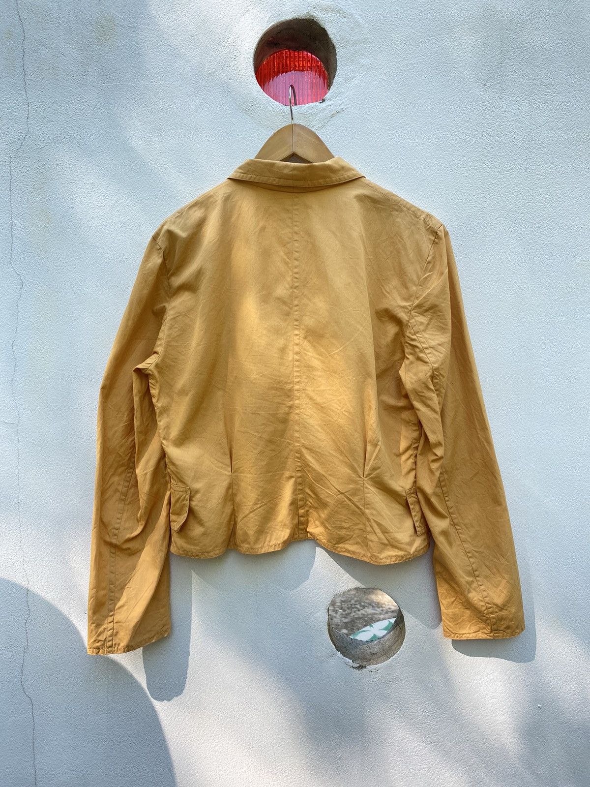 Designer FRANCO MONTANARINI Yellow Blazer Jacket Size ONE SIZE - 10 Thumbnail