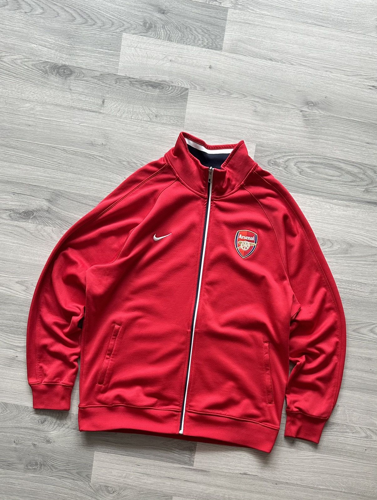 Nike Vintage zip track jacket Nike FC Arsenal Size US XL / EU 56 / 4 - 1 Thumbnail