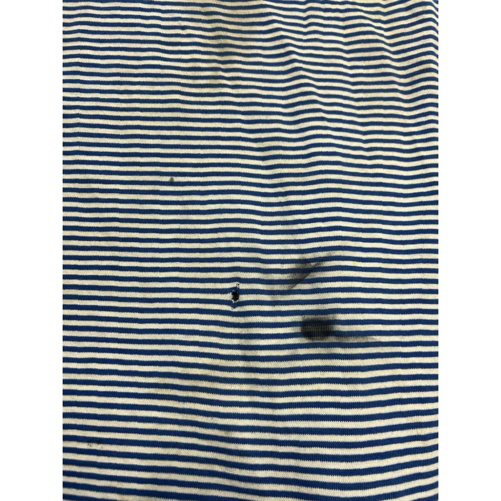Vintage VINTAGE TownCraft T-Shirt Striped Grunge Blue Penneys Penneys Towncraft Mens S Small Shirt Size US S / EU 44-46 / 1 - 3 Thumbnail