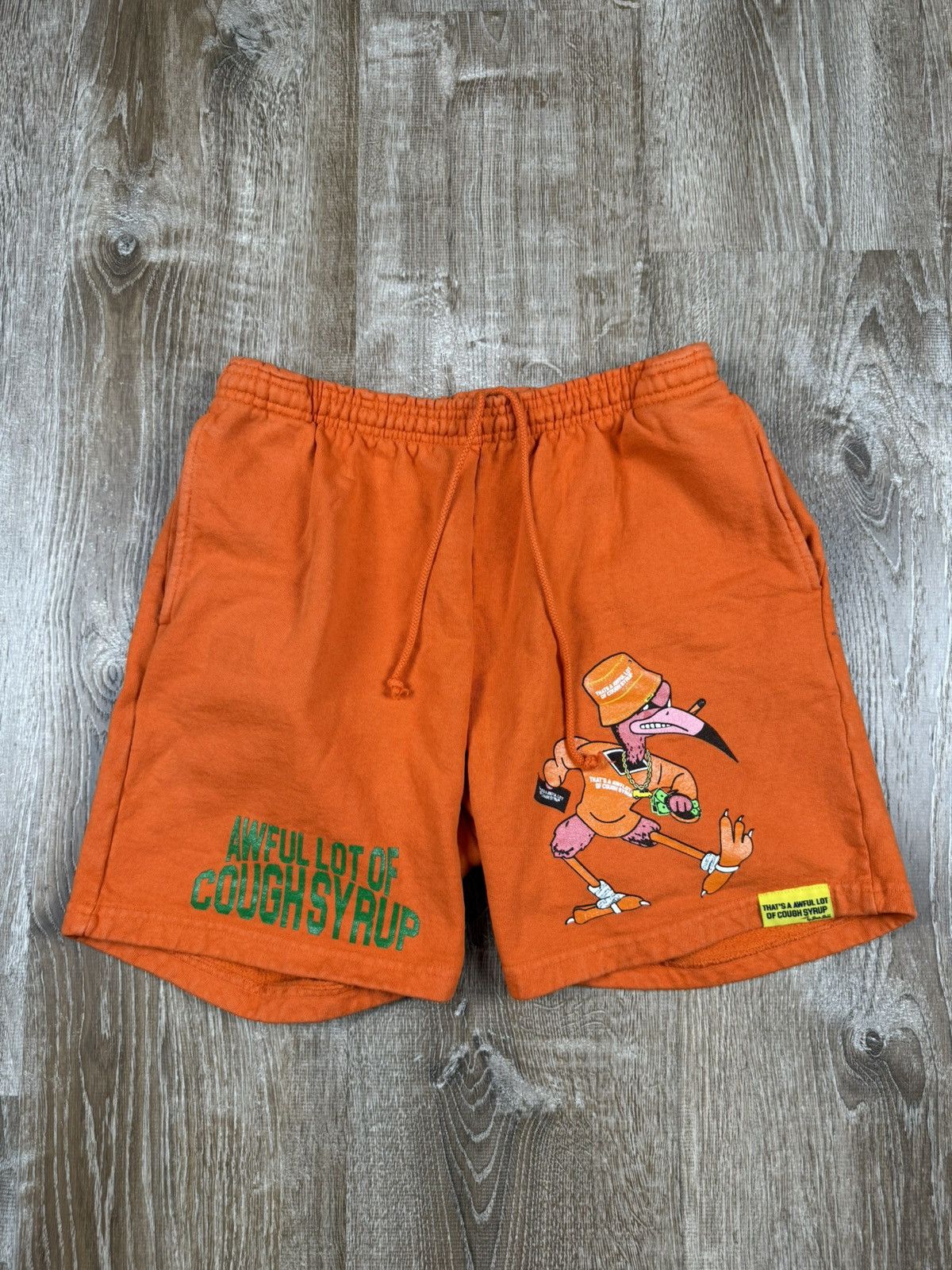 Awful Lot of Cough Syrup Awful Lot of Cough Syrup Orange Shorts Size US 30 / EU 46 - 1 Thumbnail
