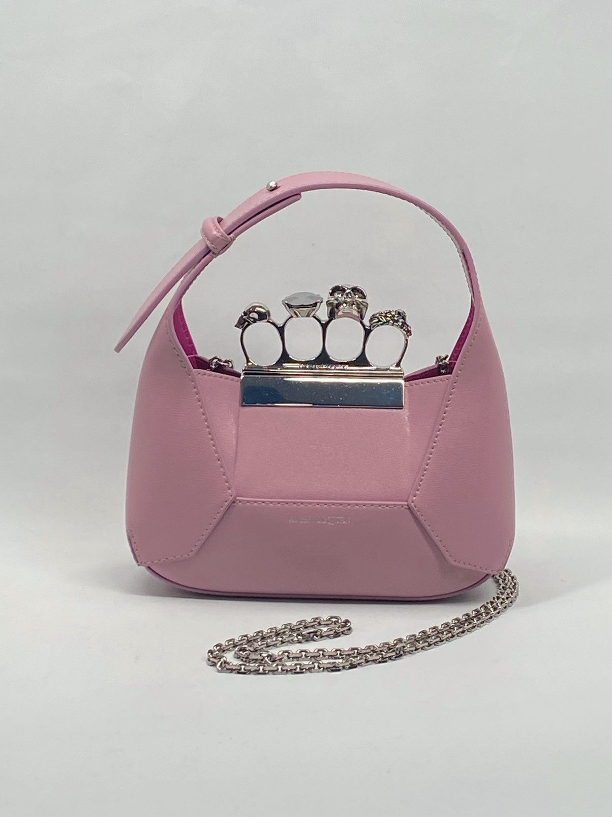 Alexander McQueen Alexander McQueen Skull Jeweled Mini Chain Hobo Bag Size ONE SIZE - 5 Thumbnail